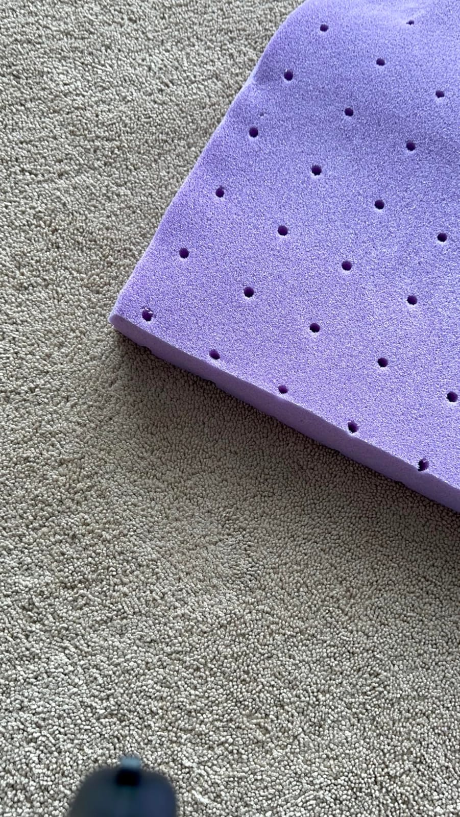SINWEEK 3 Inch Gel Memory Foam Mattress Topper Full Size, Ventilated High Density Pad for Back Pain, Bed Topper with Removable Soft Cover, CertiPUR-US Certified customer photo 2