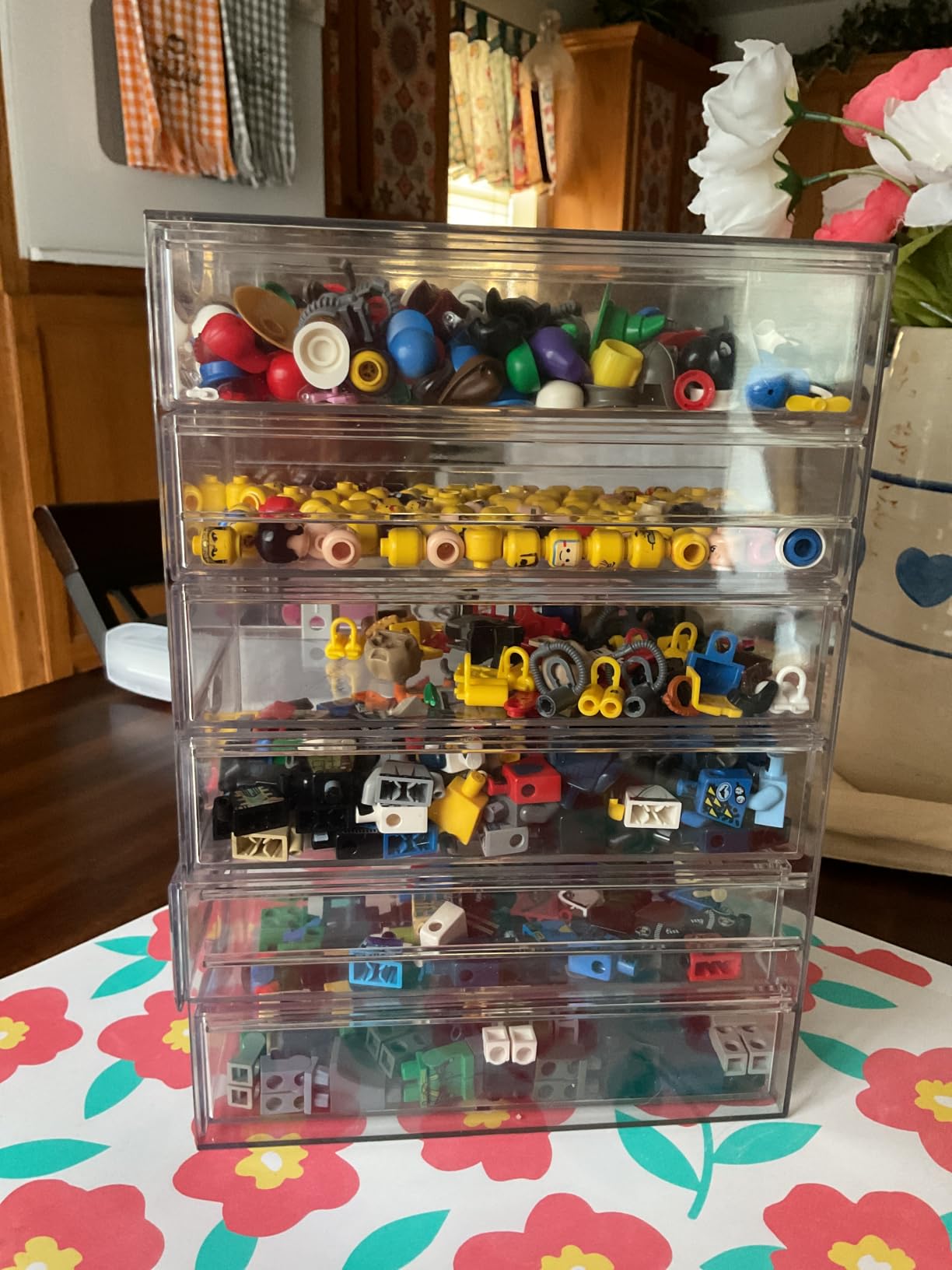 Acrylic Makeup Organizer with 19 Drawers,Storage Drawer Organizer customer photo 2