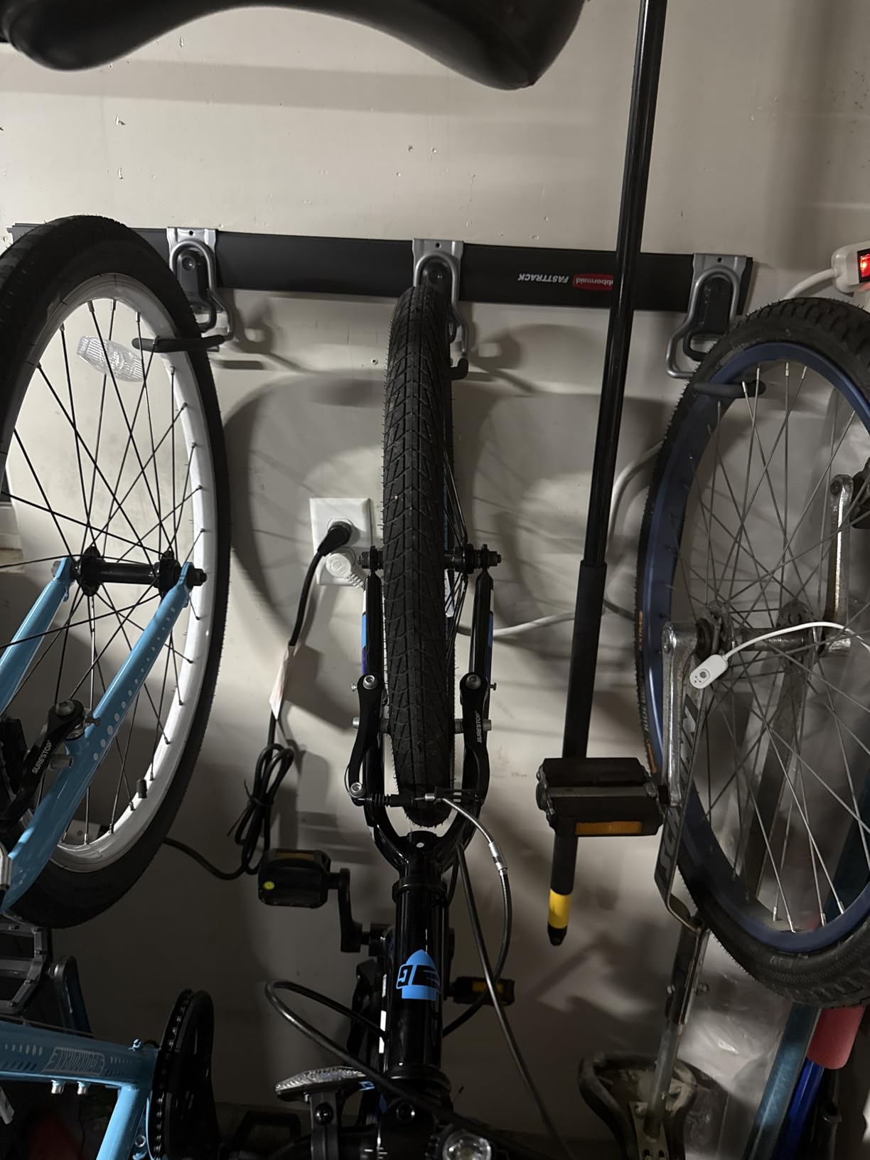 Rubbermaid Fasttrack Garage Storage Bike Storage Kit 3 Piece Kit customer photo 1