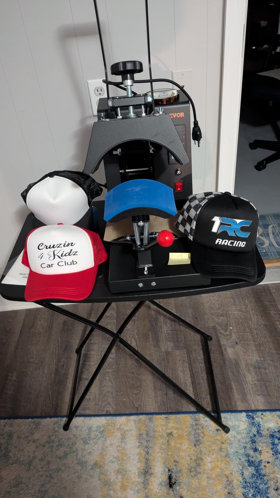 VEVOR 4-in-1 Heat Press Machine for Hats customer photo 1