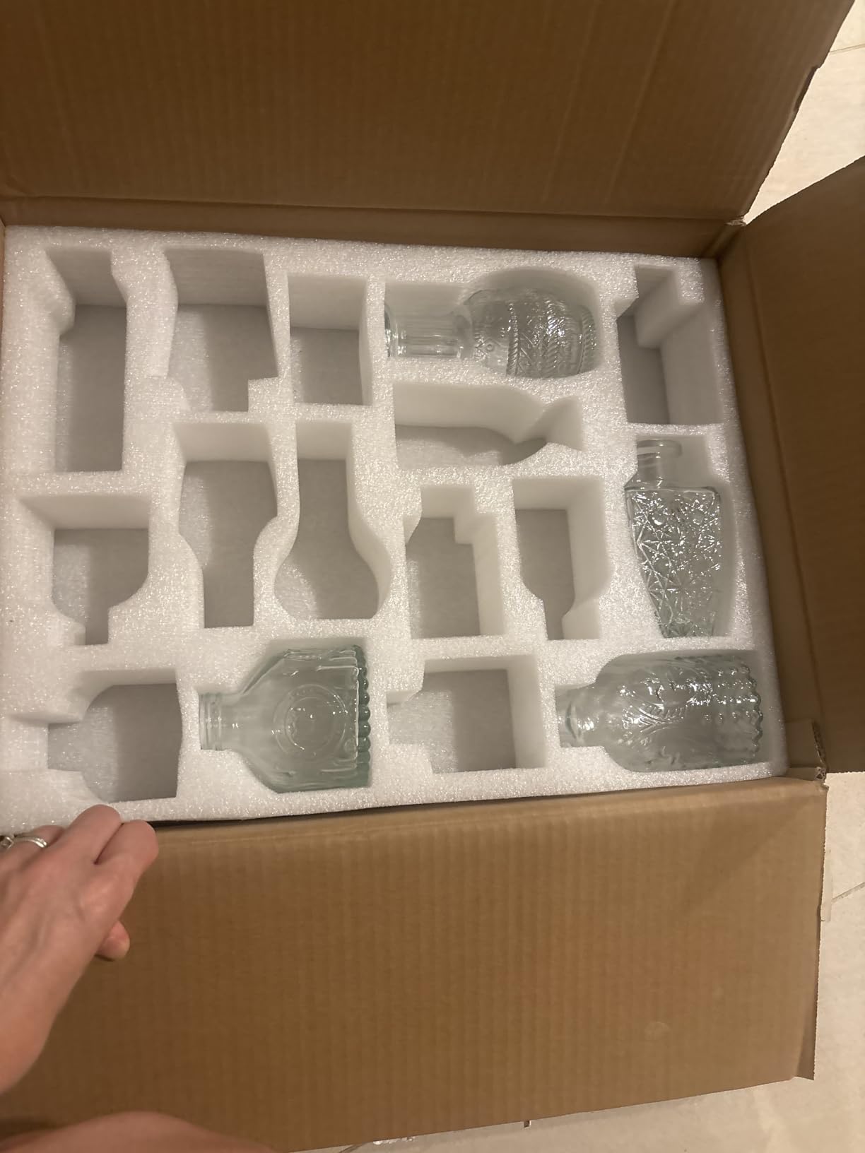 Arme Glass Bud vases in Bulk,Small Glass Flower Vase for Centerpieces 16Pcs customer photo 2
