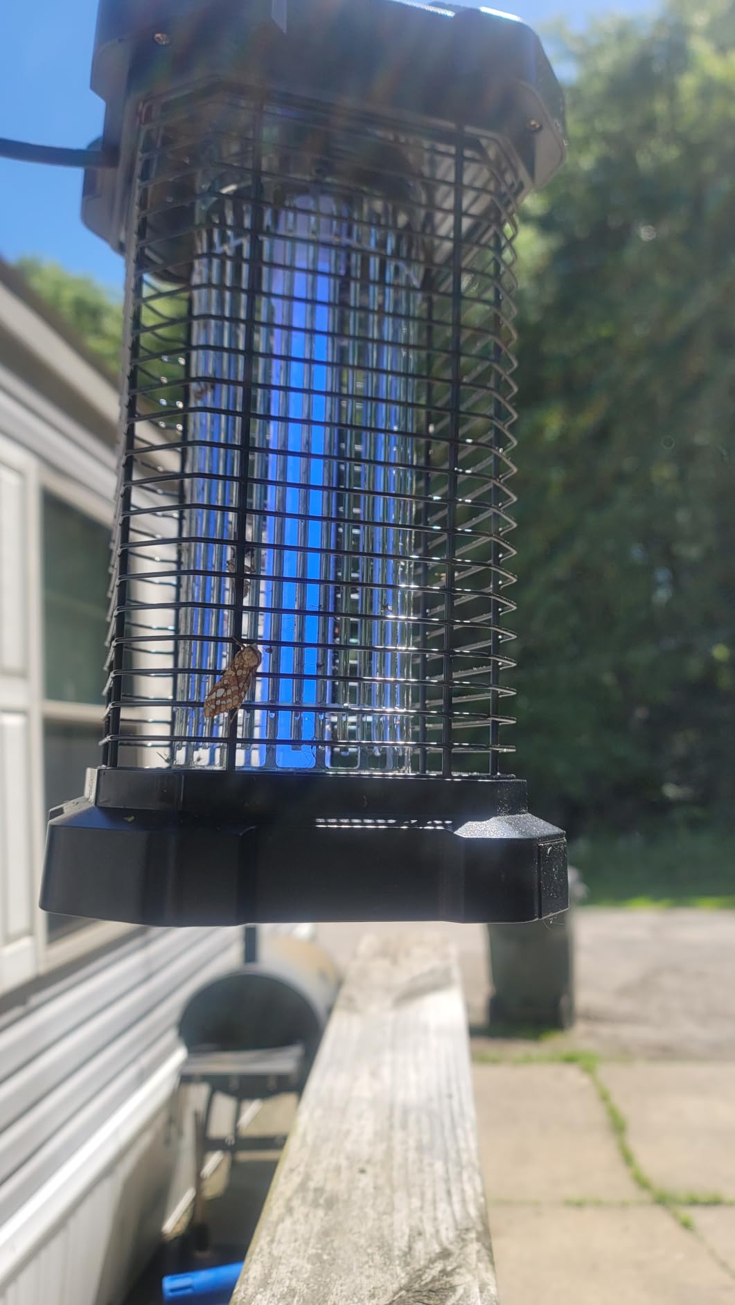 Bug Zapper Outdoor, 4200V Electric Mosquito Zapper Indoor, Insect Fly Zapper Waterproof with 5ft Power Cord, Mosquito Killer for Home, Patio, Kitchen, Backyard, Camping, Plug-in customer photo 1