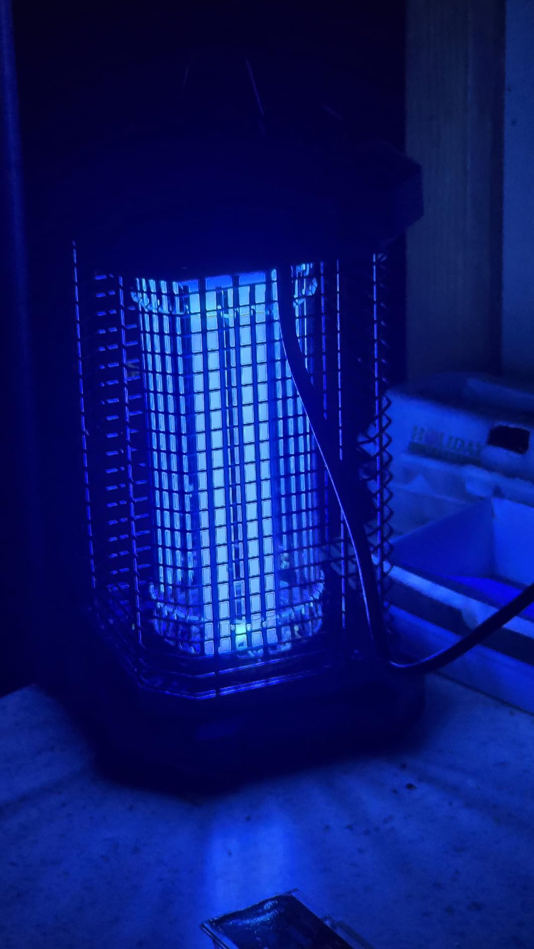 Bug Zapper Outdoor, 4200V Electric Mosquito Zapper Indoor, Insect Fly Zapper Waterproof with 5ft Power Cord, Mosquito Killer for Home, Patio, Kitchen, Backyard, Camping, Plug-in customer photo 2