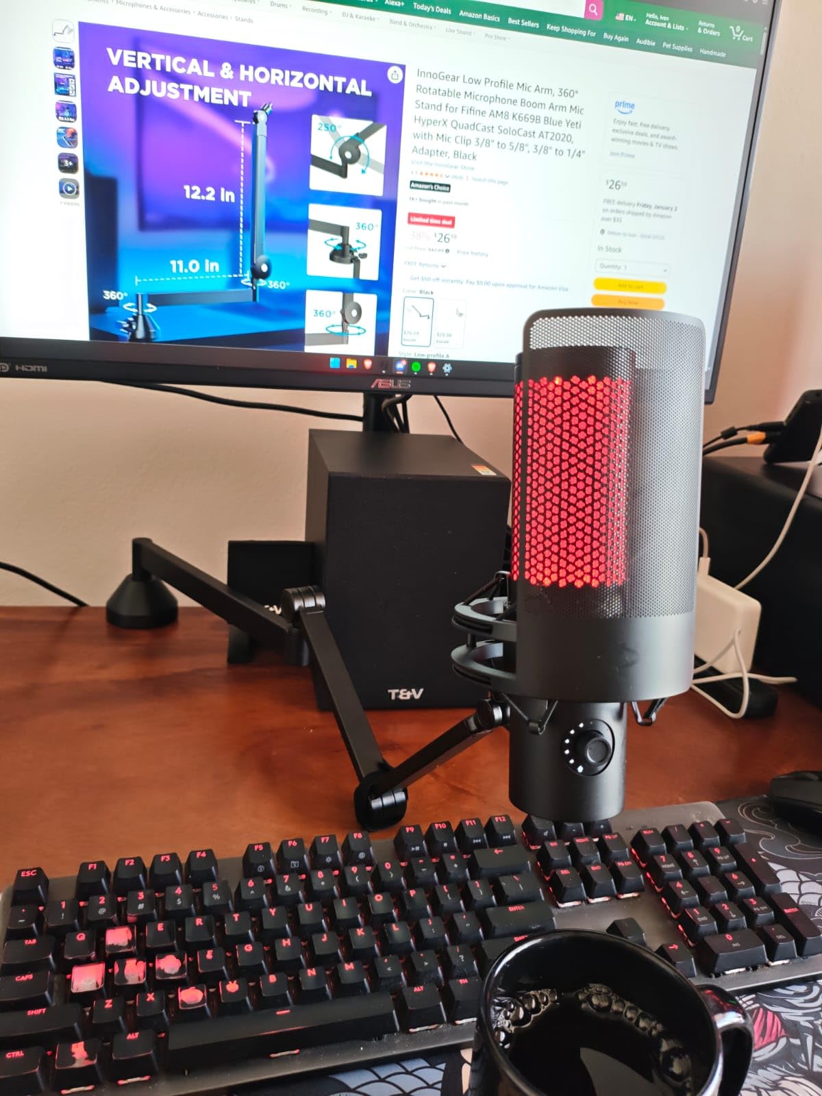 HyperX Shield Microphone Pop Filter customer photo 1
