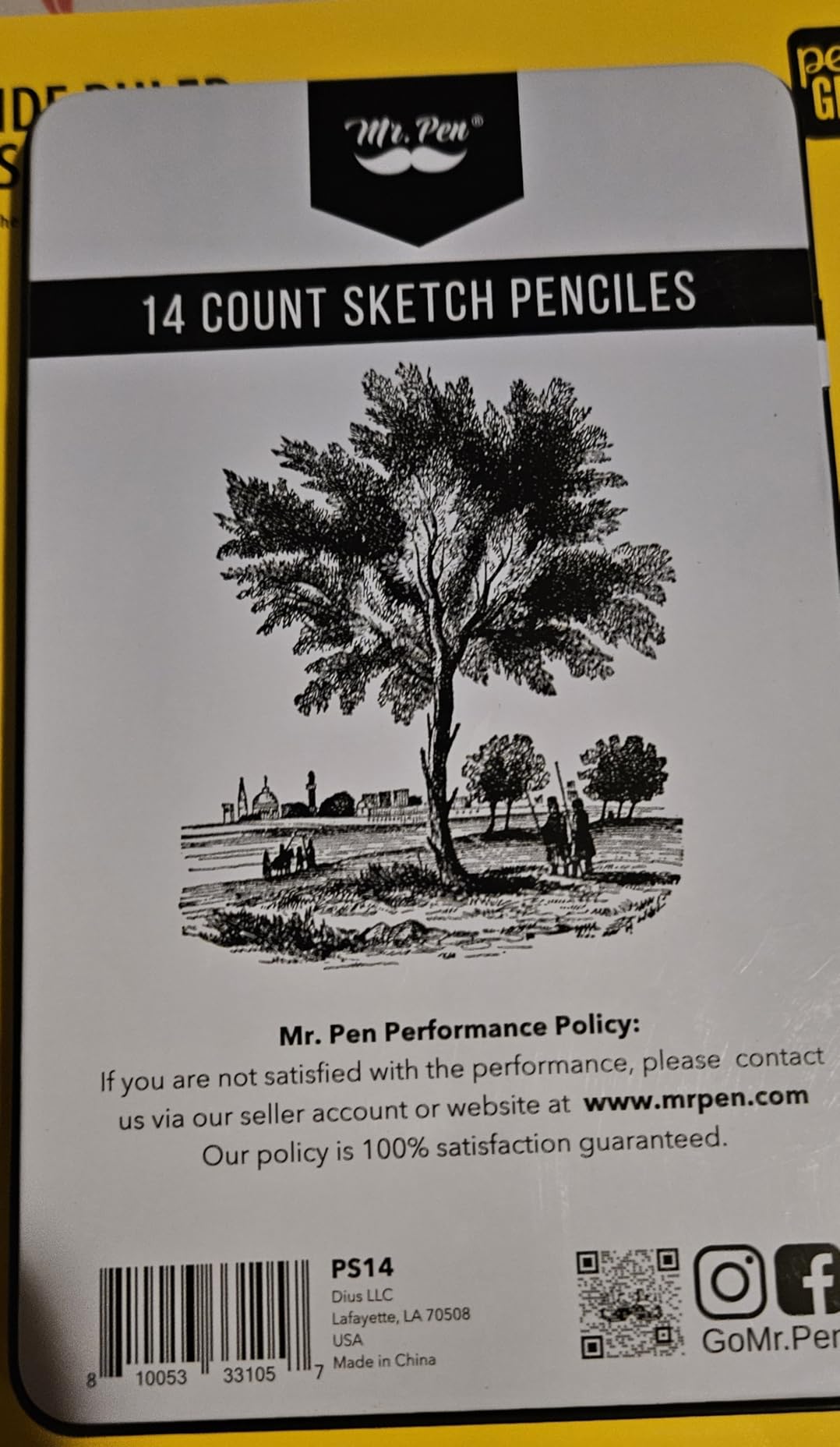 Mr. Pen- Drawing Sketching Pencil Set, 19 pcs, Graphite Pencils (10B-6H) customer photo 1