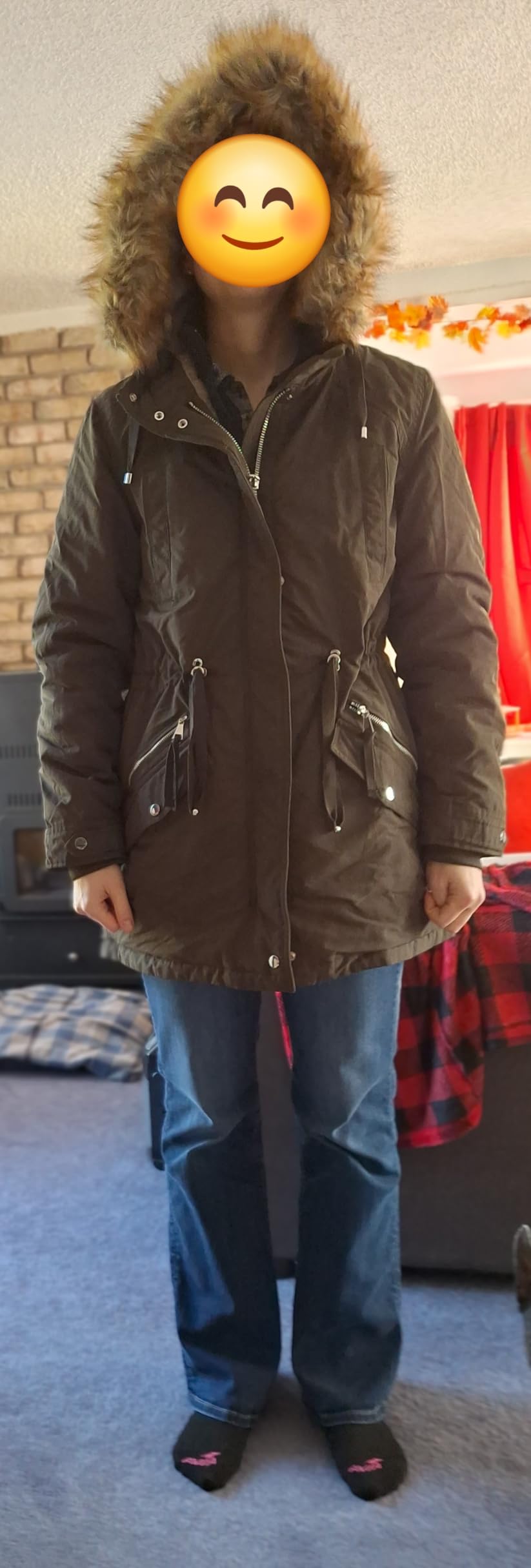 ANOTHER CHOICE Women's Waterproof Sherpa Fleece-Lined Winter Parka Coat customer photo 1