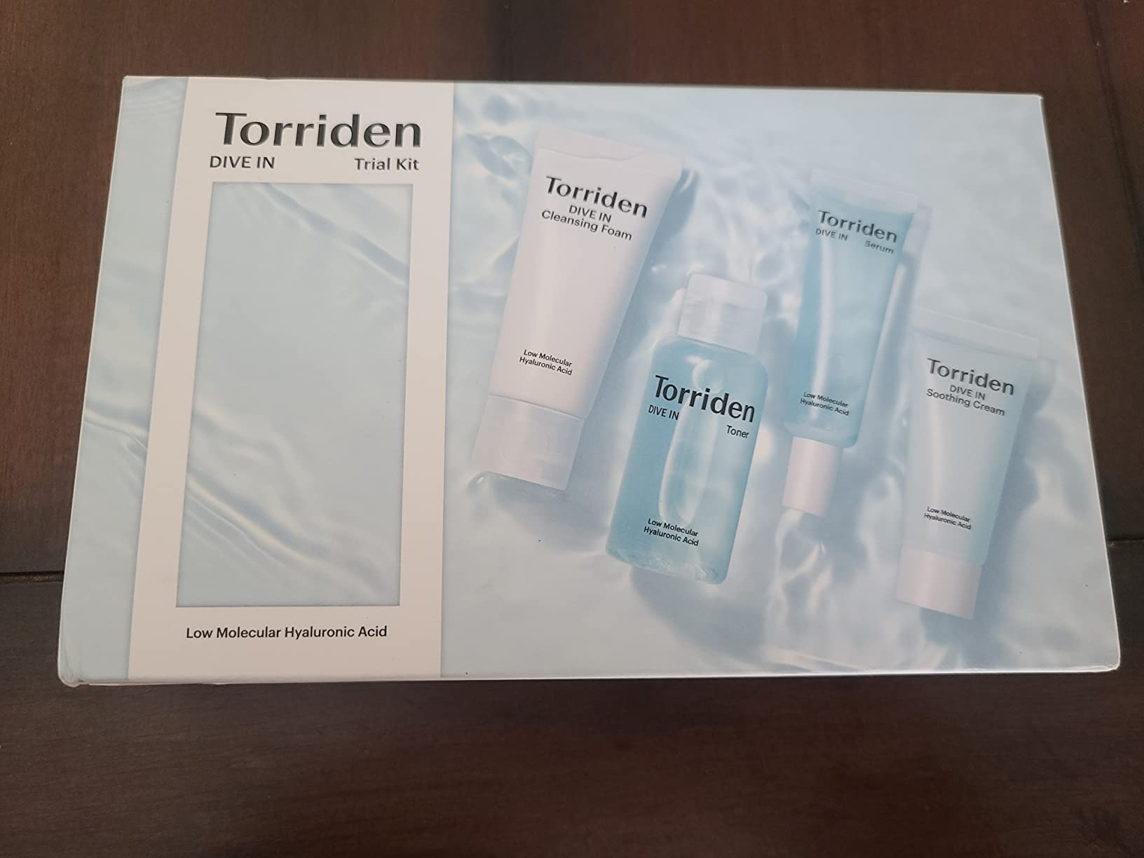 Torriden DIVE IN Trial Kit | Hyaluronic Acid Infused Daily Skincare Kit - 4 Step Regimen with Foam Cleanser, Facial Toner, Serum, and Cream | Travel Essential | Korean Skin Care Set customer photo 1