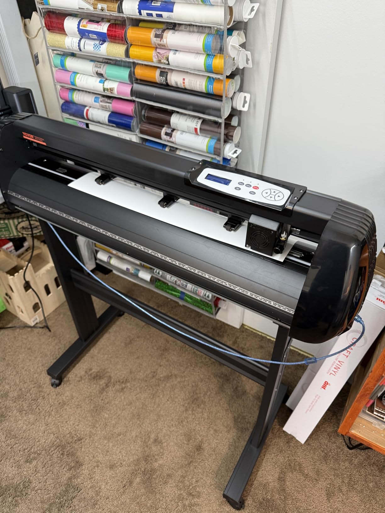 VEVOR Vinyl Cutter Machine 34 inches Bluetooth Cutting Plotter Machine customer photo 1
