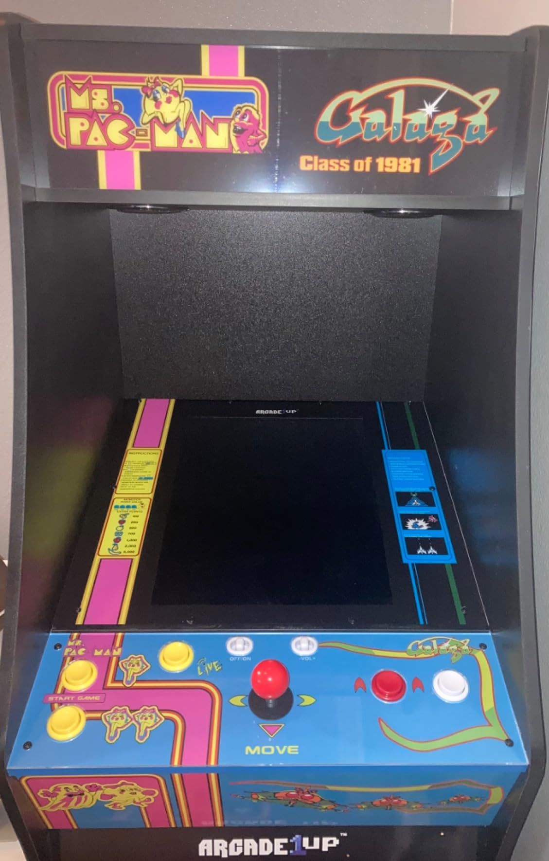 Arcade1Up Ms. Pac-Man Class of '81 Deluxe Arcade, 12 Retro Games customer photo 1