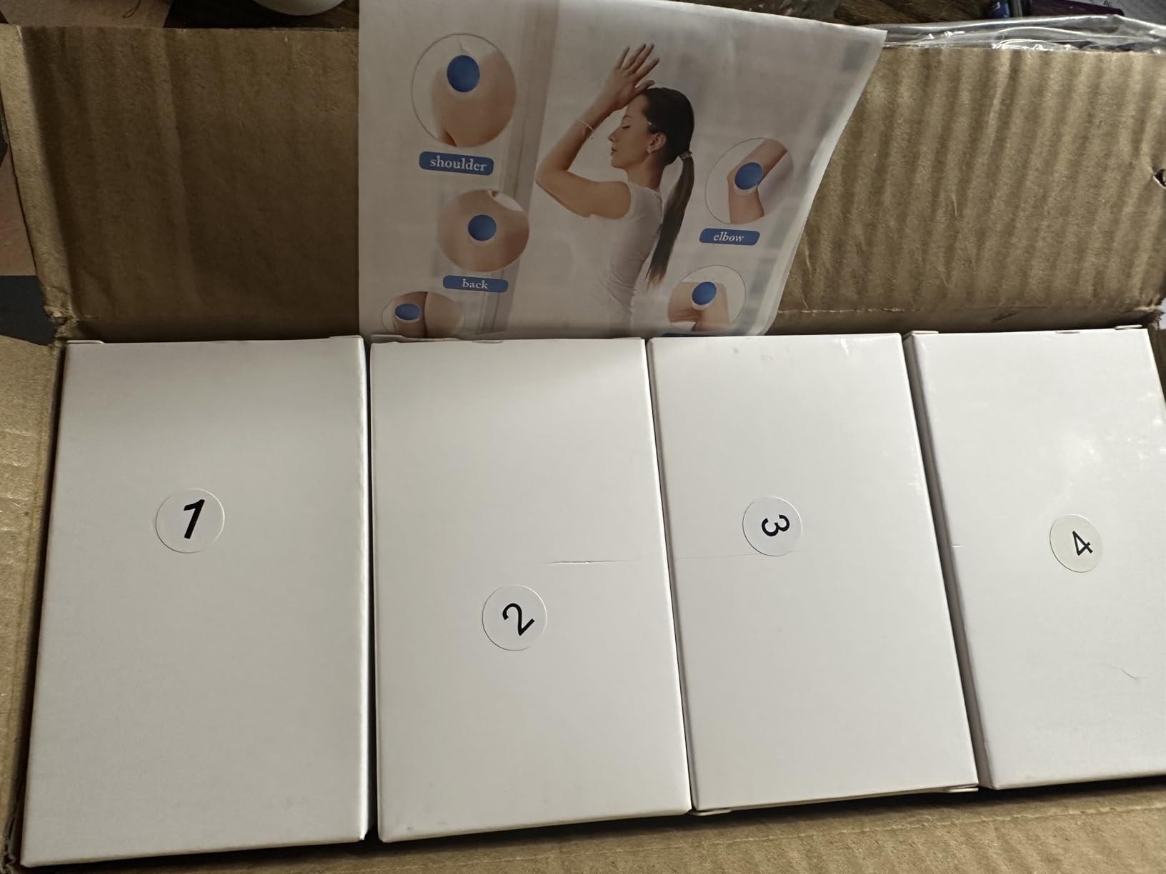 4 PCS Glass Facial Cupping Set | Silicone Vacuum Suction | Cupping Massage Therapy | A Kit For Anti Cellulite, Anti Wrinkle and Instantly Ageless Skin | For Eyes, Face and Body(White) customer photo 1