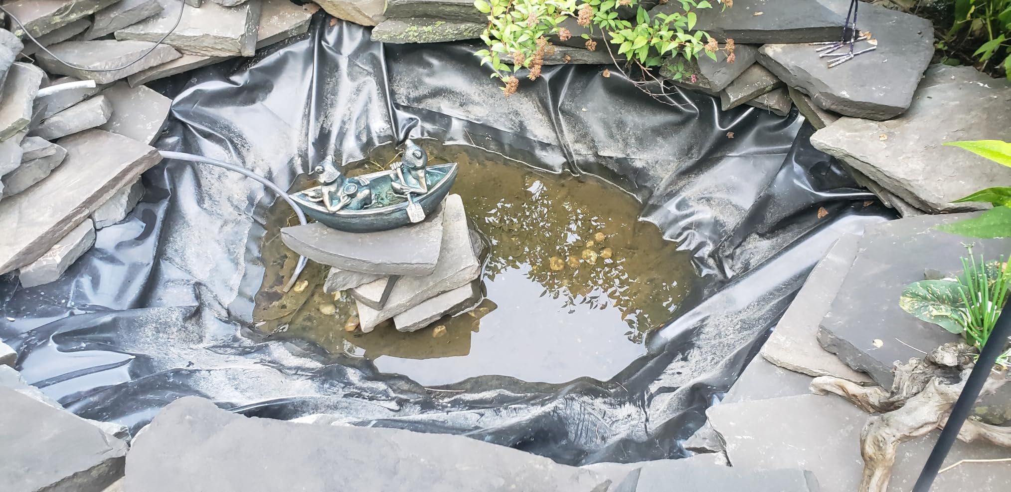 DGSL 20 Mil HDPE Pond Liner, 7 x 10 FT Flexible Water Garden Liner customer photo 1