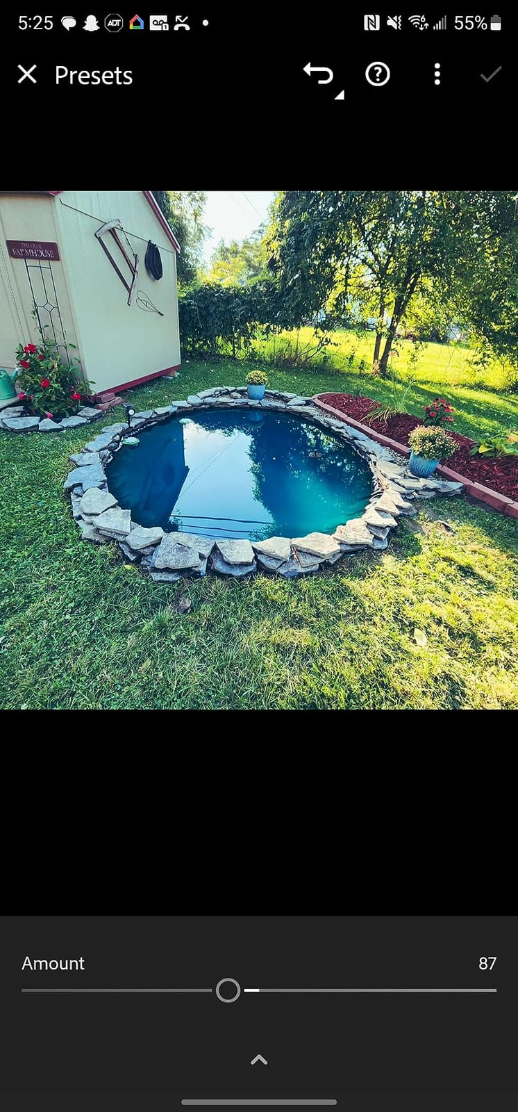 DGSL 20 Mil HDPE Pond Liner, 7 x 10 FT Flexible Water Garden Liner customer photo 2
