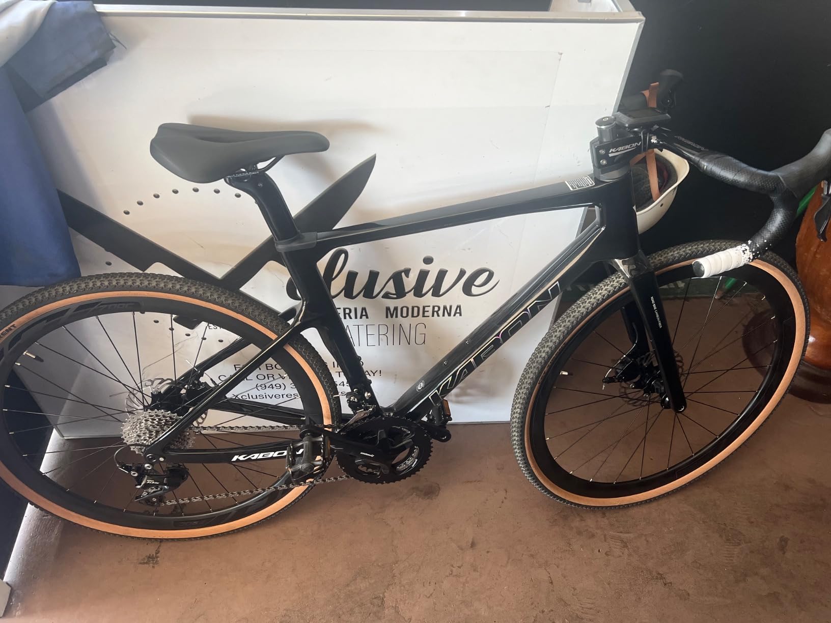 KABON Carbon Gravel Road Bike, T800 Carbon Fiber Frame Adventure Bicycle with 105 R7000 22 Speed Disc Brake Racing Bicycle for Men and Women customer photo 2