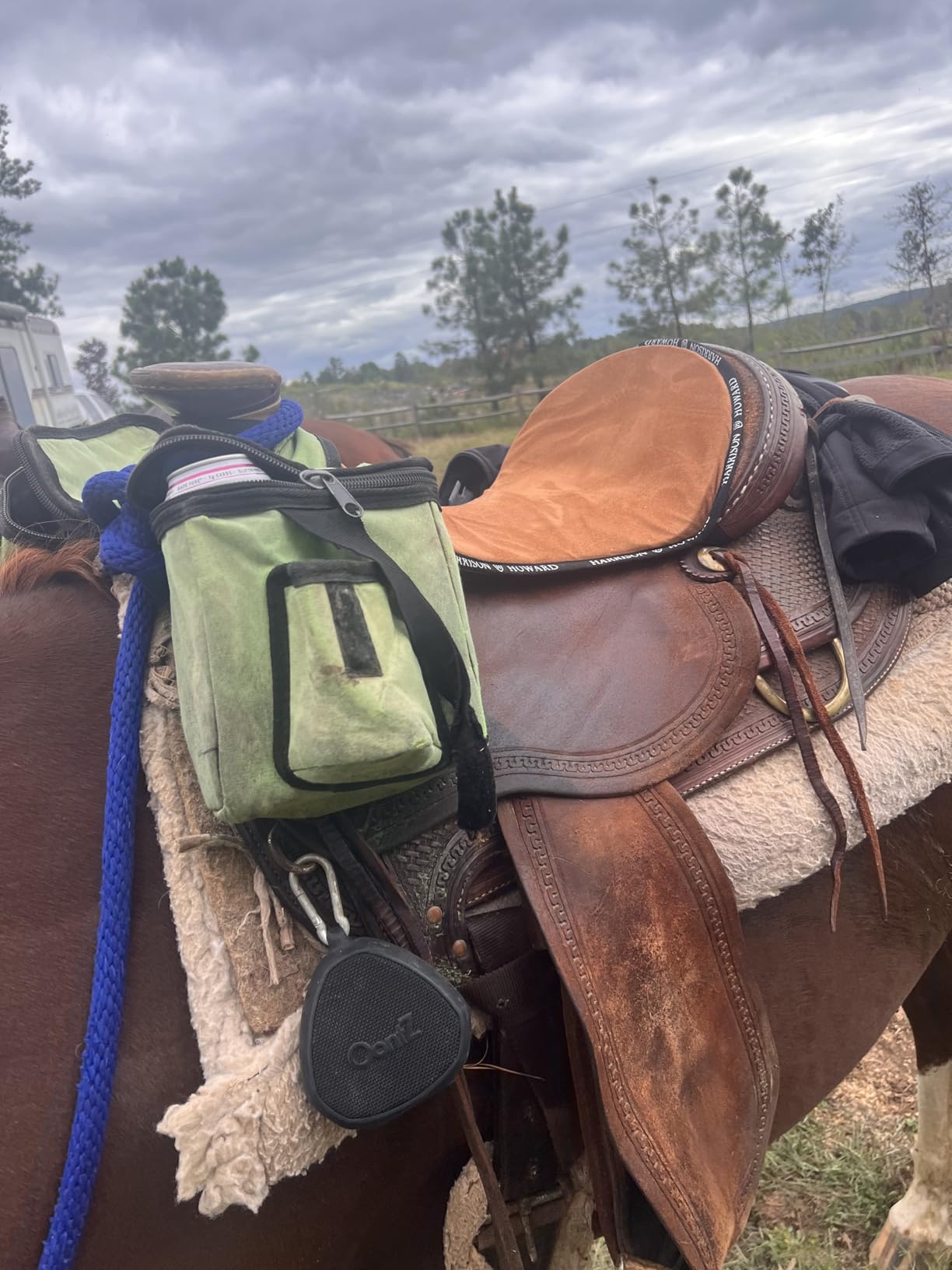 Harrison Howard Trail Seat Saver, Ride-on Western Saddle Pad customer photo 2