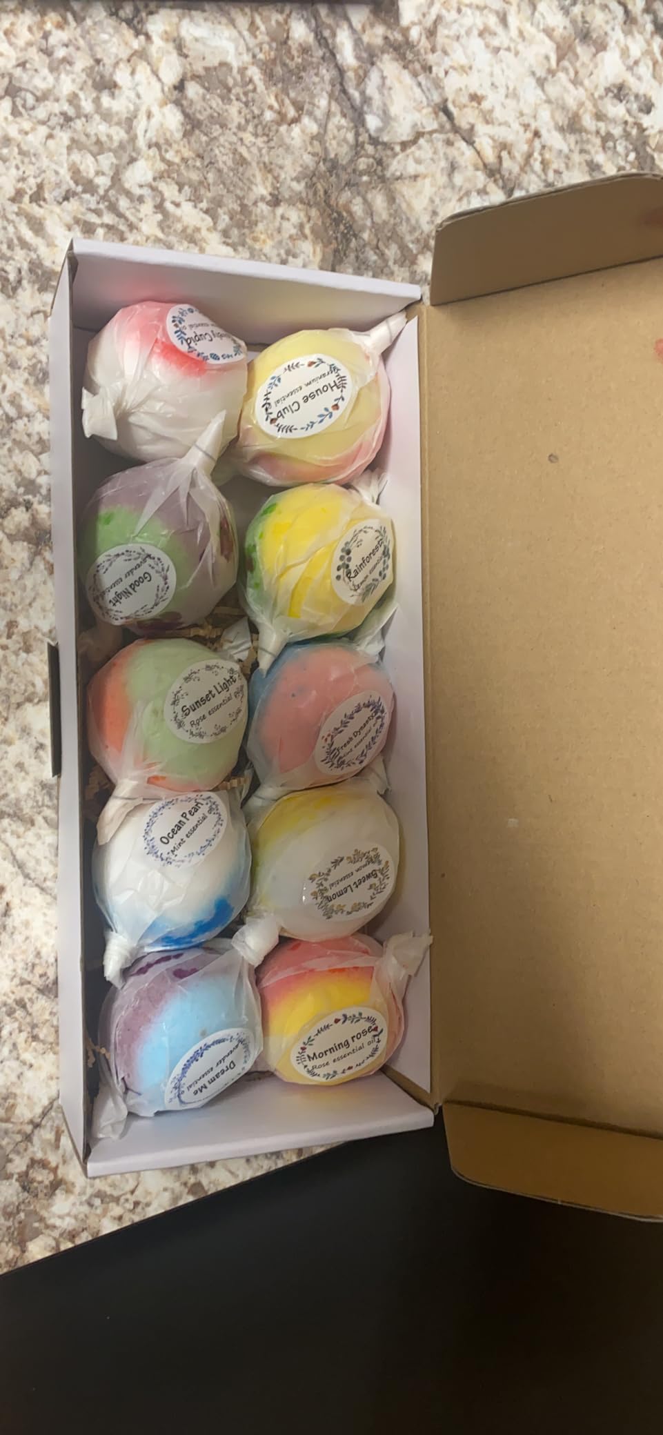 Bath Bombs Gift Set, 10 Organic Bubble Bath Bombs for Kids, Women, Men customer photo 2