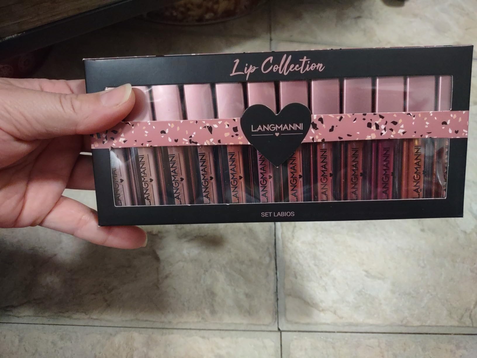 LANGMANNI 12Pcs Lip Gloss Collection Set, Glossy-A Lip Makeup customer photo 1