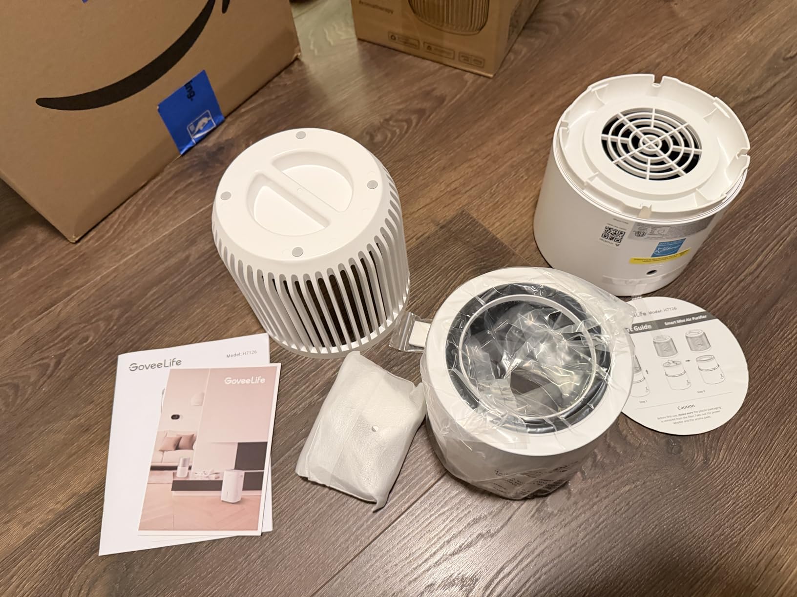 GoveeLife Smart Mini Air Purifier for Bedroom, with App & Alexa Control customer photo 1
