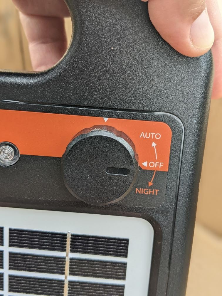 ANDMON MINI400 30 Miles Solar Electric Fence Charger, 0.4 Joule Solar Electric Fence for Livestock, Horses, Cattle Sheep, Solar Fence Charger with Day or Night Mode, Easy Installation customer photo 1