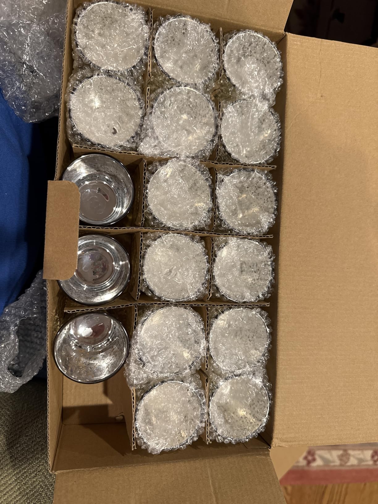 LETINE Gold Mercury Glass Votive Candle Holders - Set of 36 | Elegant Gold Tealight Candle Holders for Table Centerpieces, Weddings, Rehearsal Dinners, Halloween & Thanksgiving Decorations Indoor customer photo 2