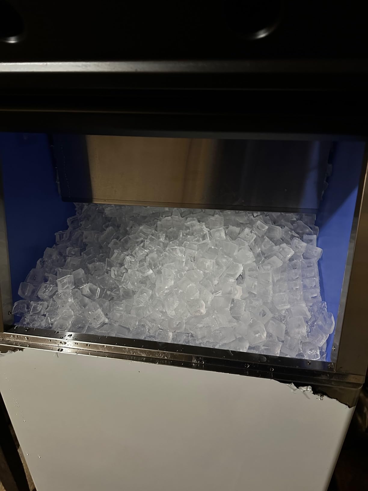EUHOMY Commercial Ice Maker Machine,400lbs/24H,250lbs Bin,Stainless Steel customer photo 1