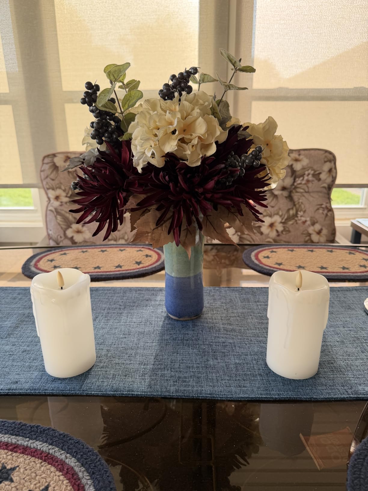 Homemory Rechargeable Flameless Candles, LED Candles, Battery Operated Candles with Remote and Timers, Outdoor Waterproof, Long Lasting, Set of 3 customer photo 1