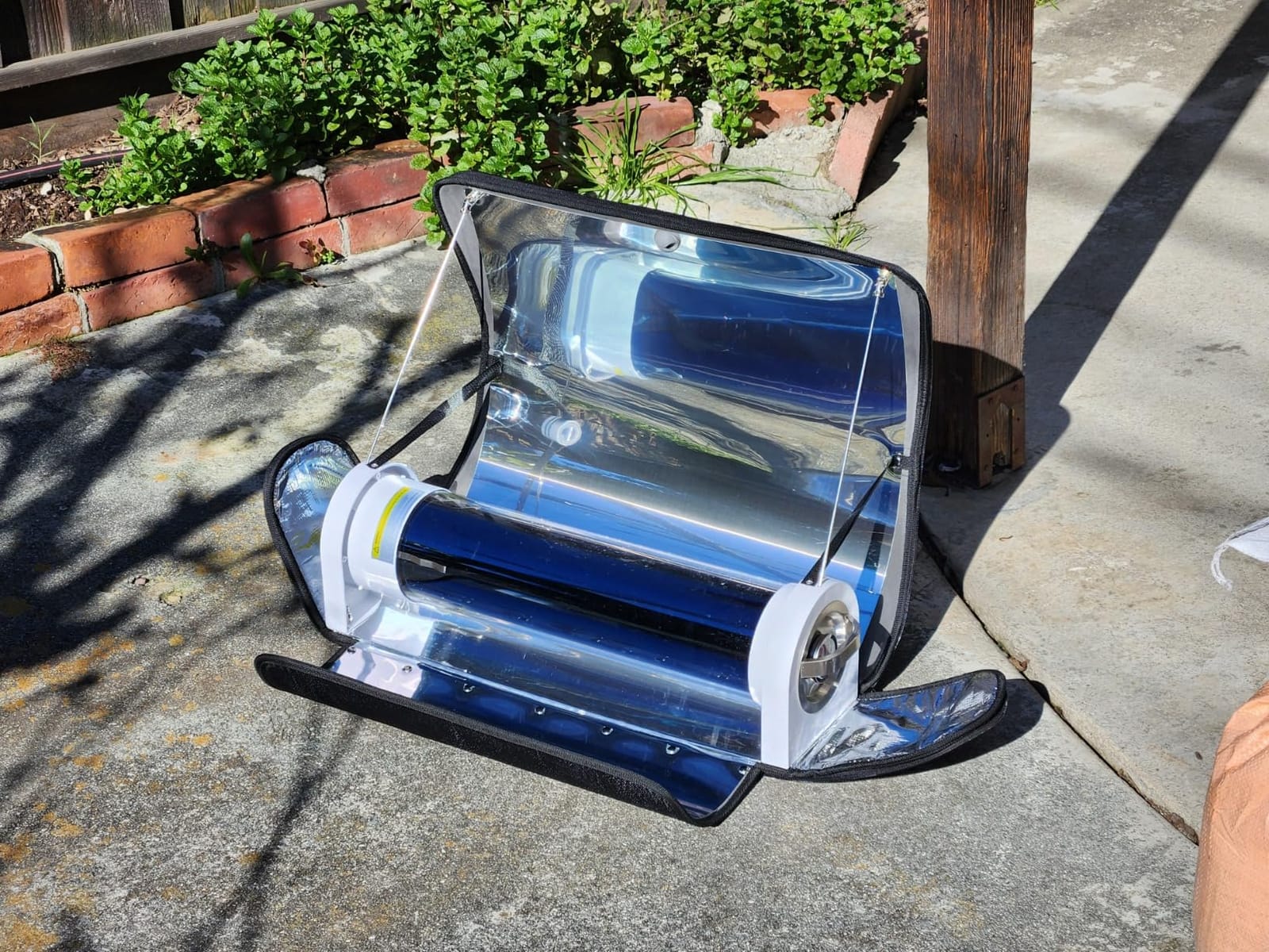 Solar Stove Portable Stove Solar Oven - Solar Cooker for Outdoor Cooking with 4.5L Large Capacity with Theometer, and Easy-to-Use Design for Camping Hiking and Family Party customer photo 1