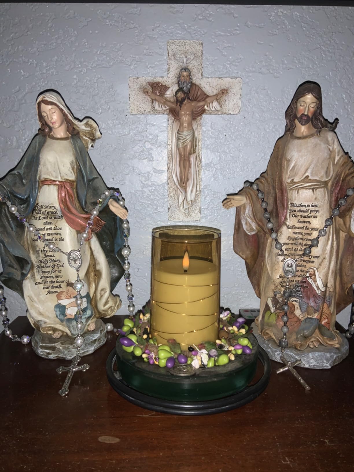 BC Catholic Holy Trinity Crucifix Wall Cross 9.5