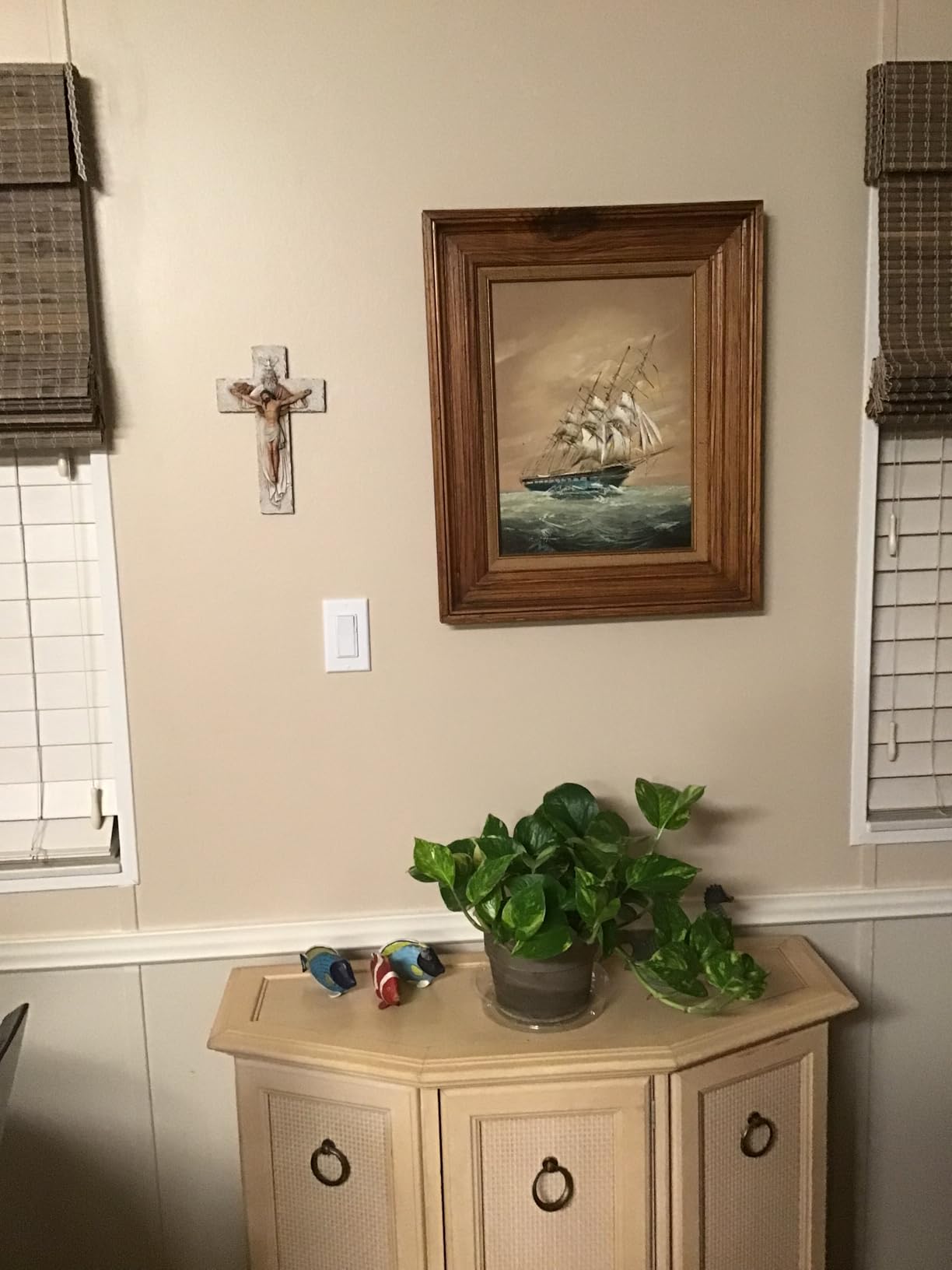 BC Catholic Holy Trinity Crucifix Wall Cross 9.5