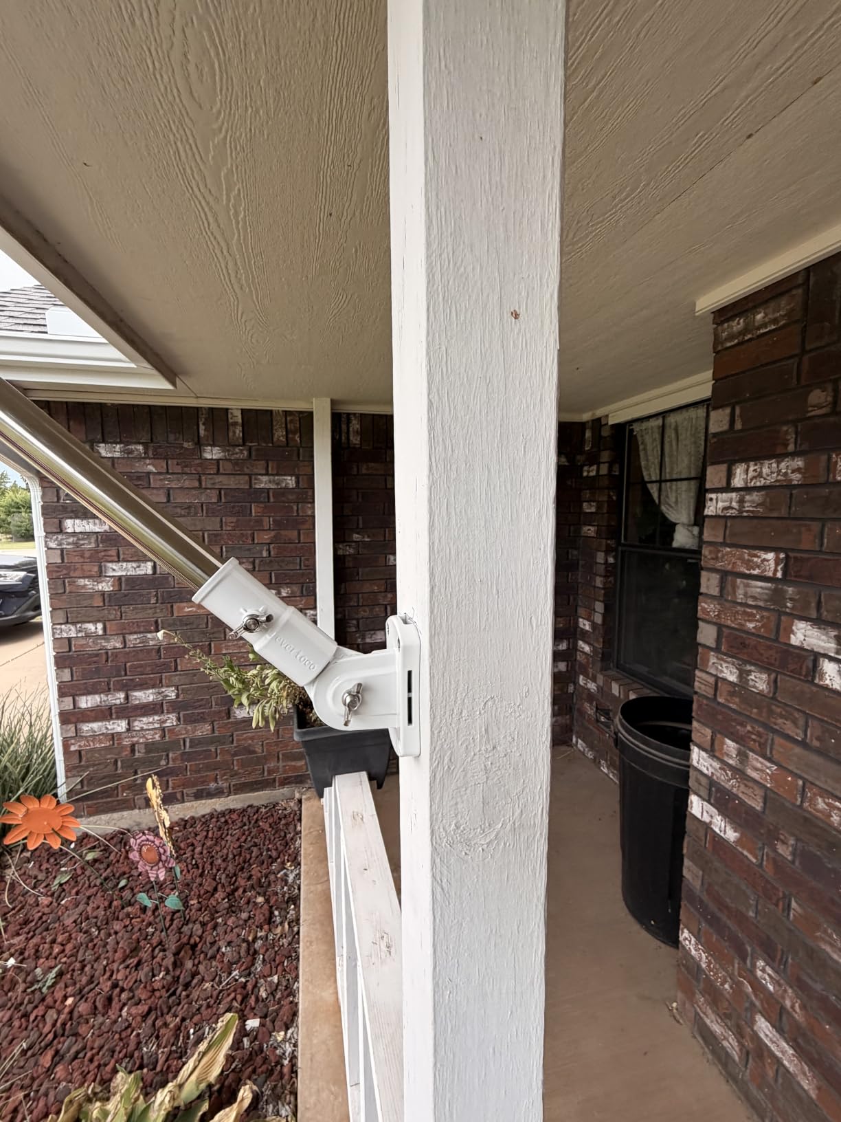 Heavy Duty Stainless Steel Flag Pole Kit - 180° Adjustable Bracket customer photo 2