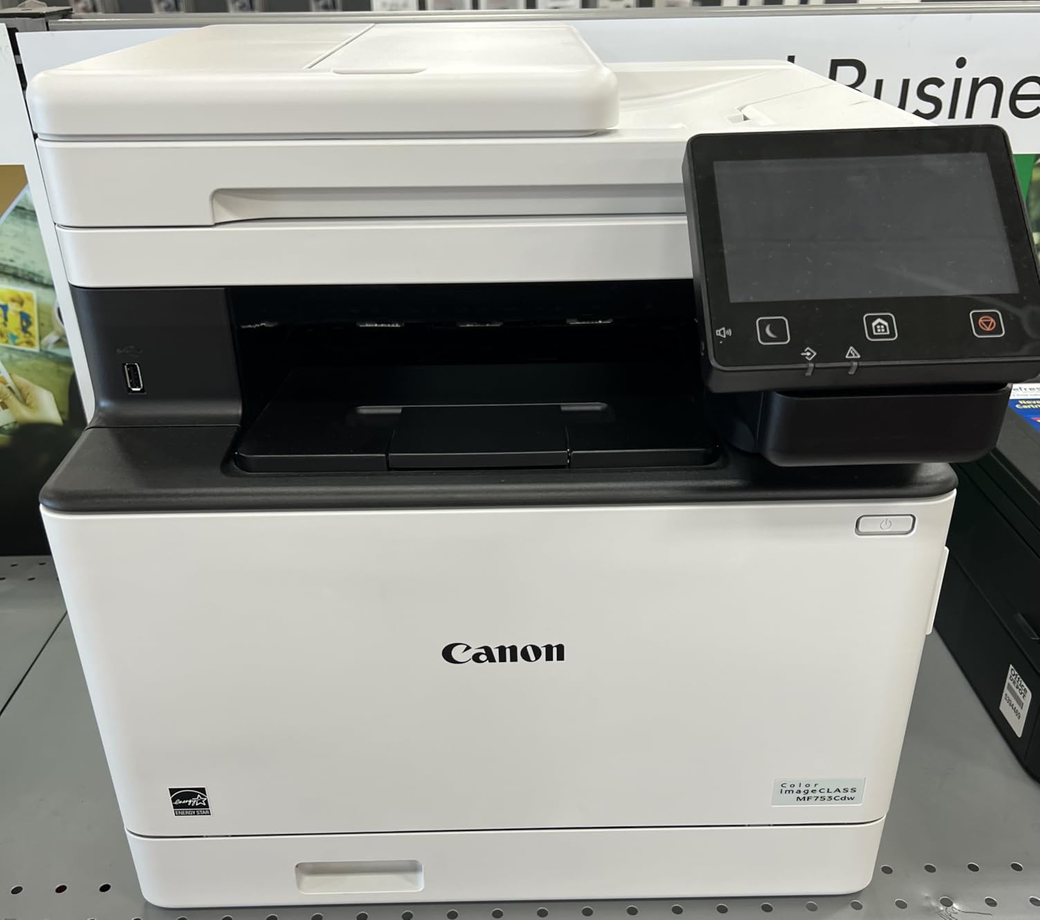 Canon imageCLASS MF465dw - Monochrome Duplex Wireless Laser Printer, All-in-One with Scanner, Copier, Fax, Home or Office, Auto Document Feeder, Mobile Ready, 3 Year Limited Warranty, 42 PPM, White customer photo 1