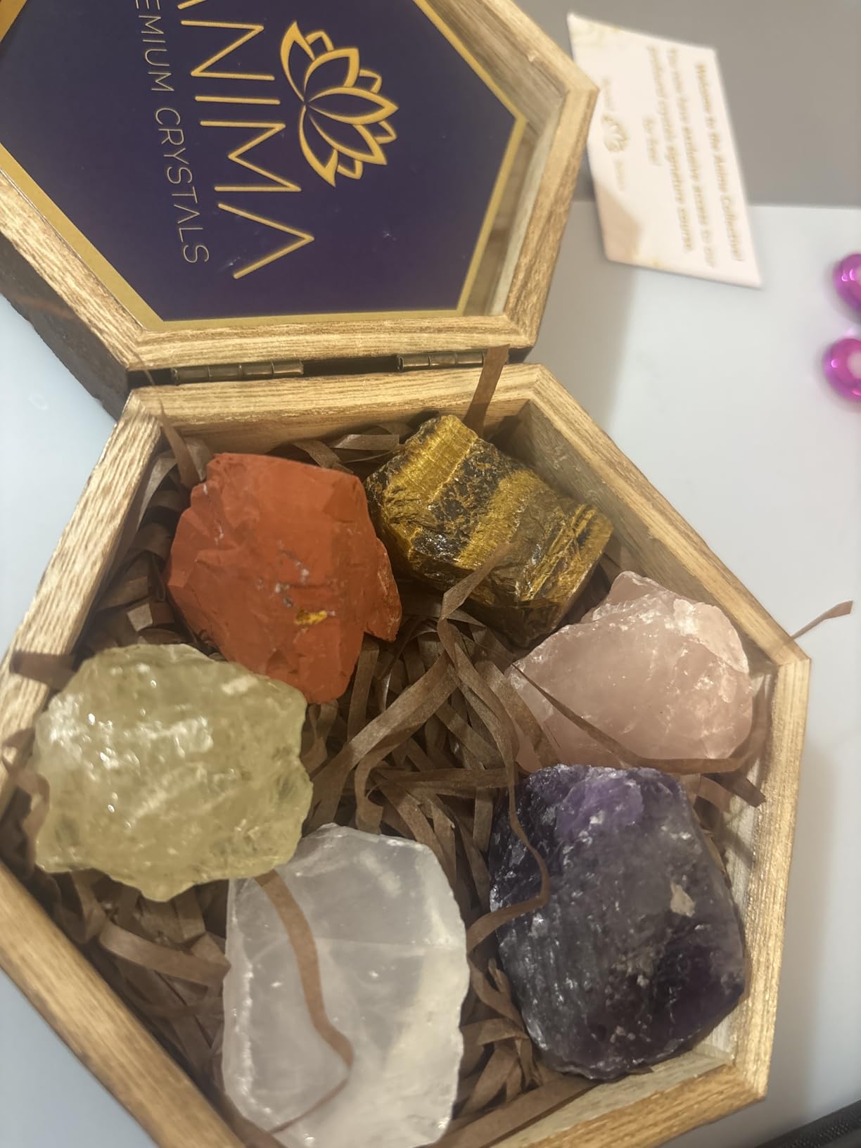 Anima 7 Chakra Healing Crystals Set for Energy Alignment & Balance customer photo 2