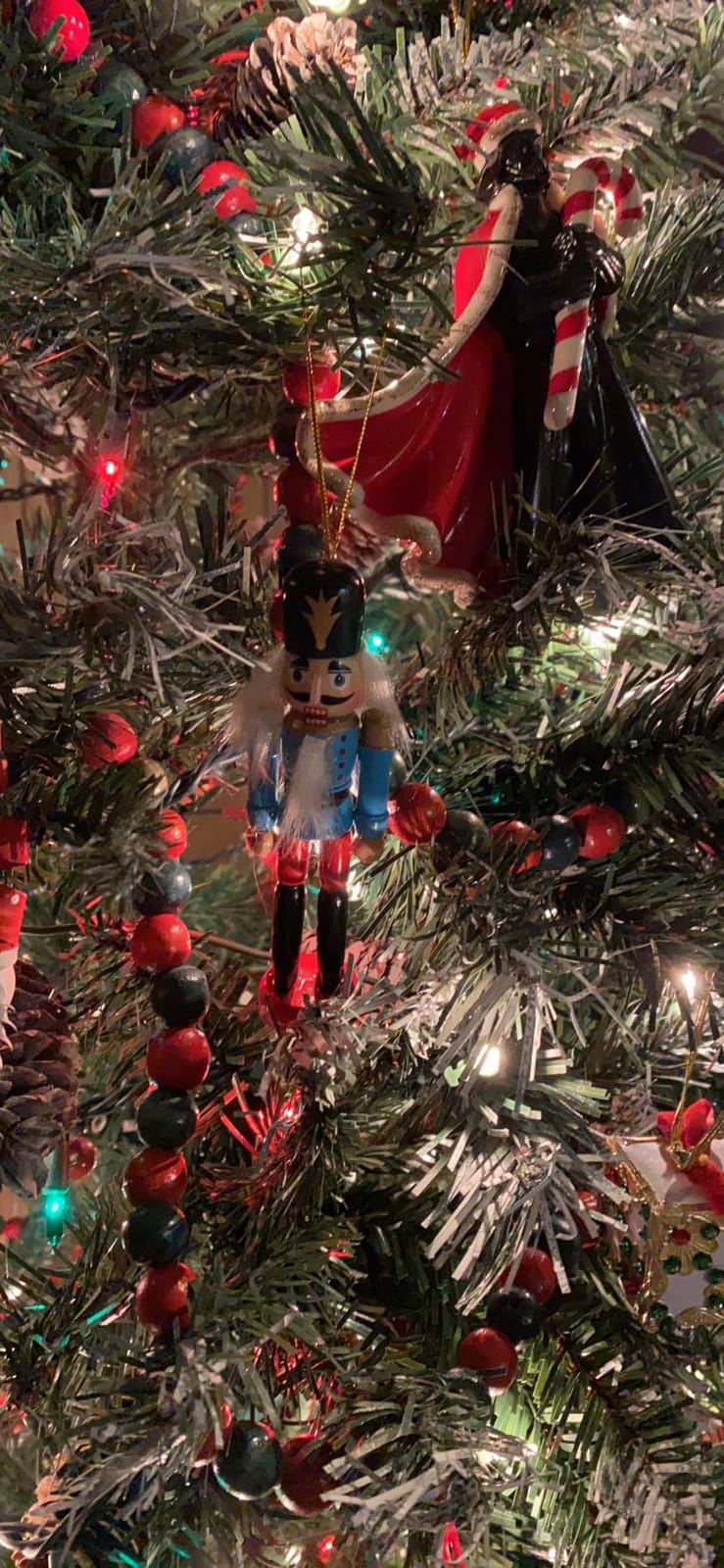 Liliful Christmas Nutcracker Ornament 18 Wooden Hanging Tree Decor, Classic customer photo 1