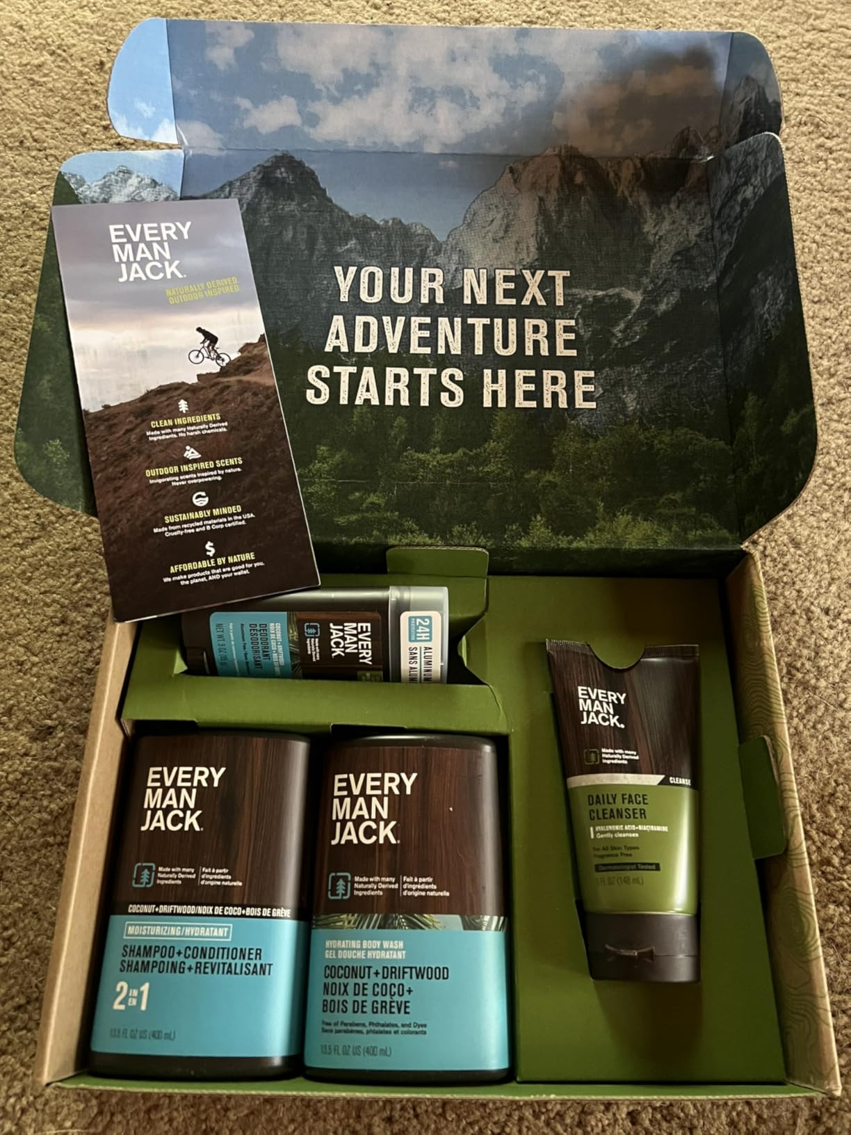 Every Man Jack Bath and Body Shower Gift Set for Men, Sea Minerals Citron customer photo 1