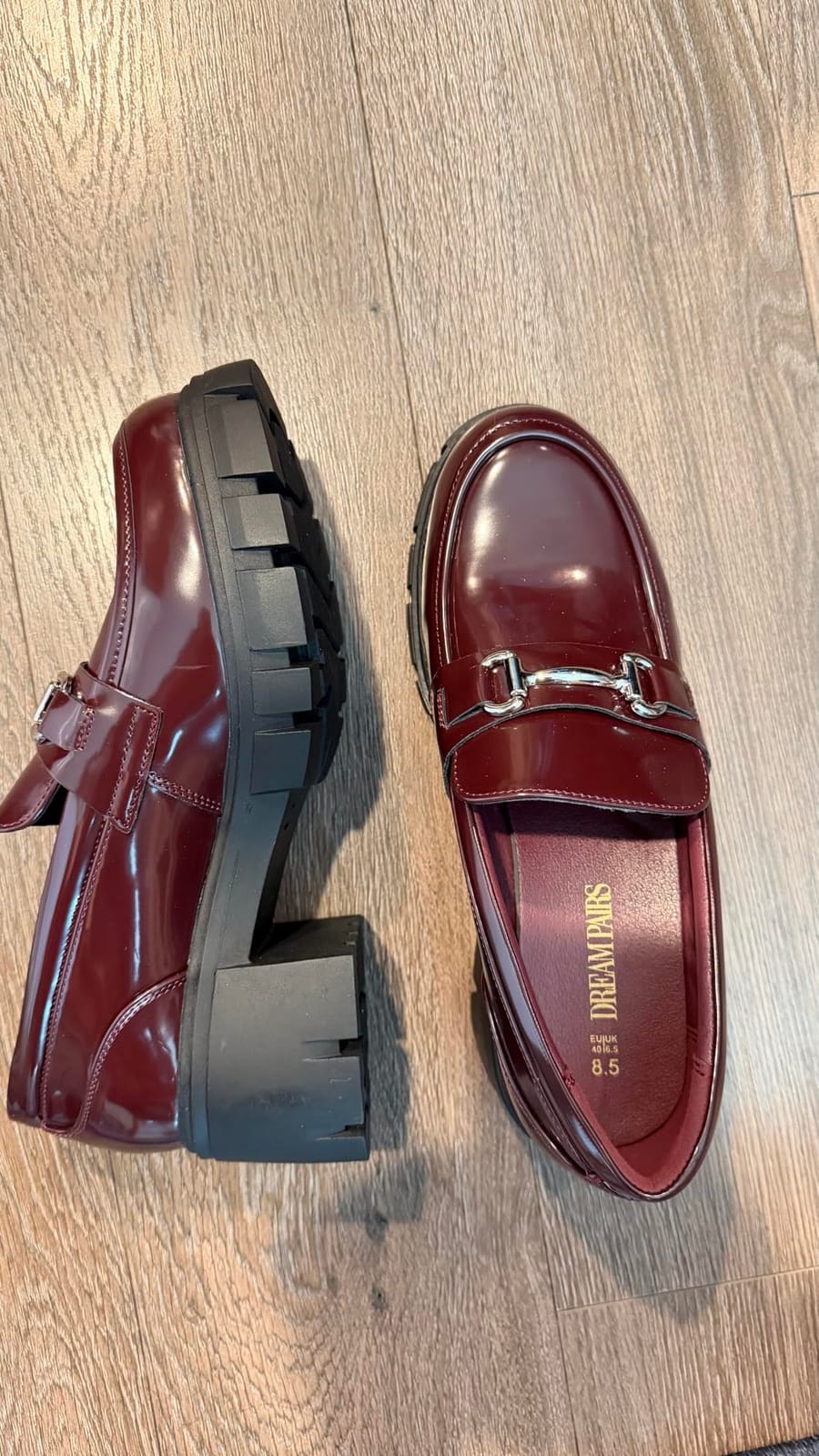 DREAM PAIRS Women's Platform Chunky Loafers customer photo 1