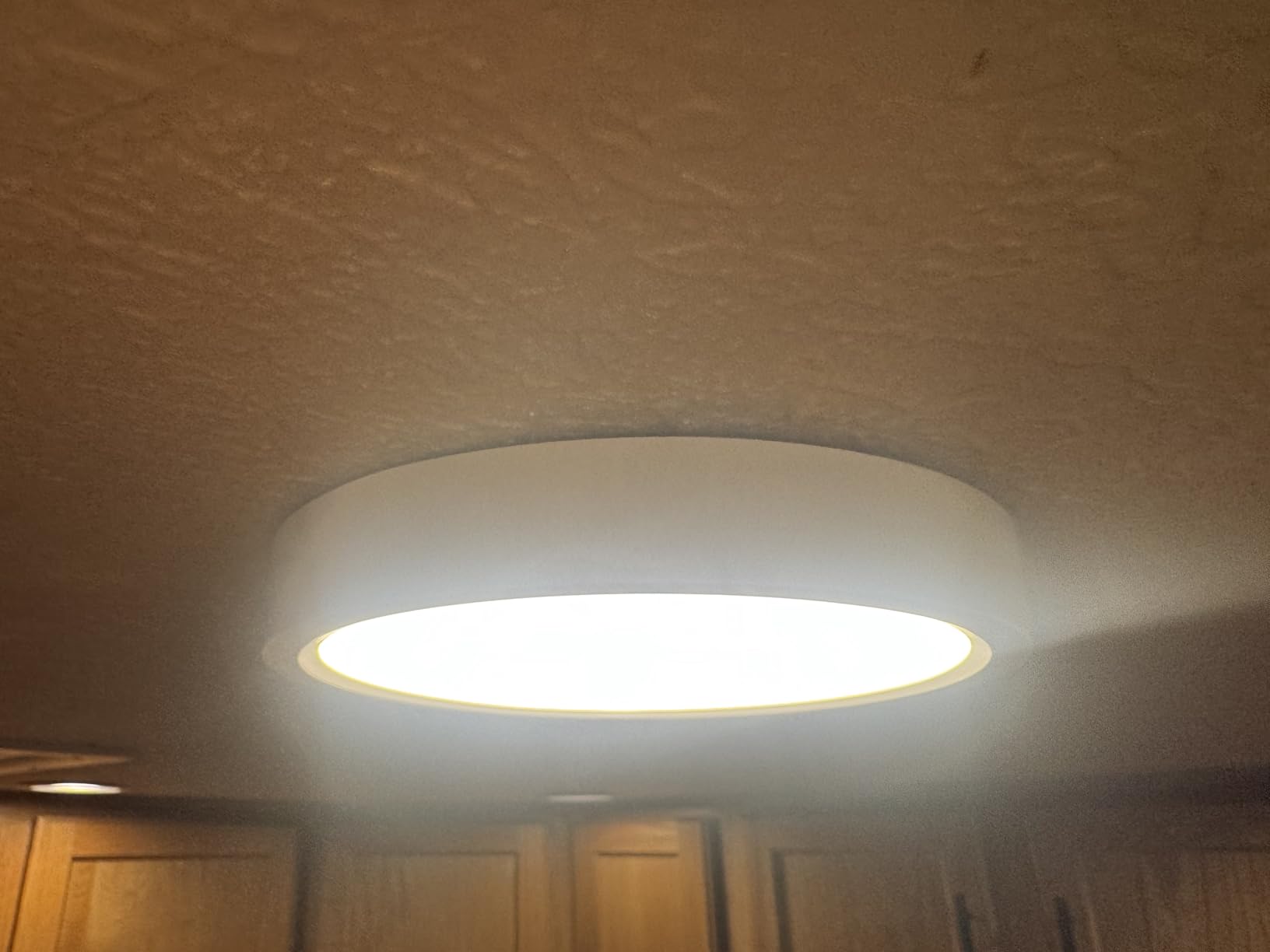 libtit Large LED Ceiling Light 16.5Inch, 4200LM 36W Bright Flush Mount Lights for Ceiling, 3000K/4500K/6000K White Surface Mount Lighting Fixture for Bedroom Kitchen Livingroom Shops customer photo 1
