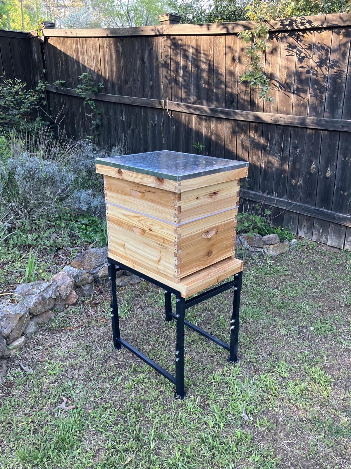 10 Frame Beehive Kit with Screened Bottom Board Dipped in Heavy Beeswax, Bee Hive Boxes Starter Kit for Bee Keekeepers - Langstroth Beehive Kit with 2 Honey Bee Hives Boxes customer photo 1