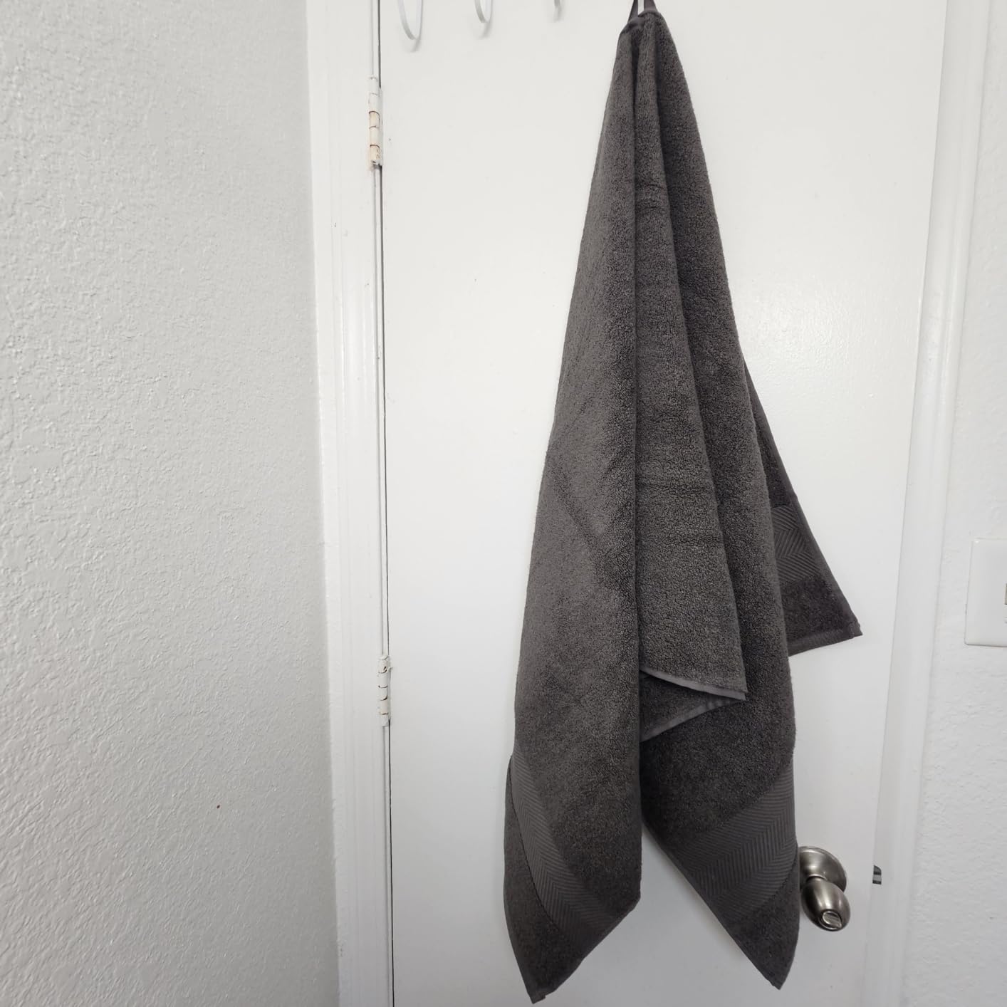 Luxury Viscose from Bamboo Bath Towels, Ultra Soft Set of 6, White customer photo 1