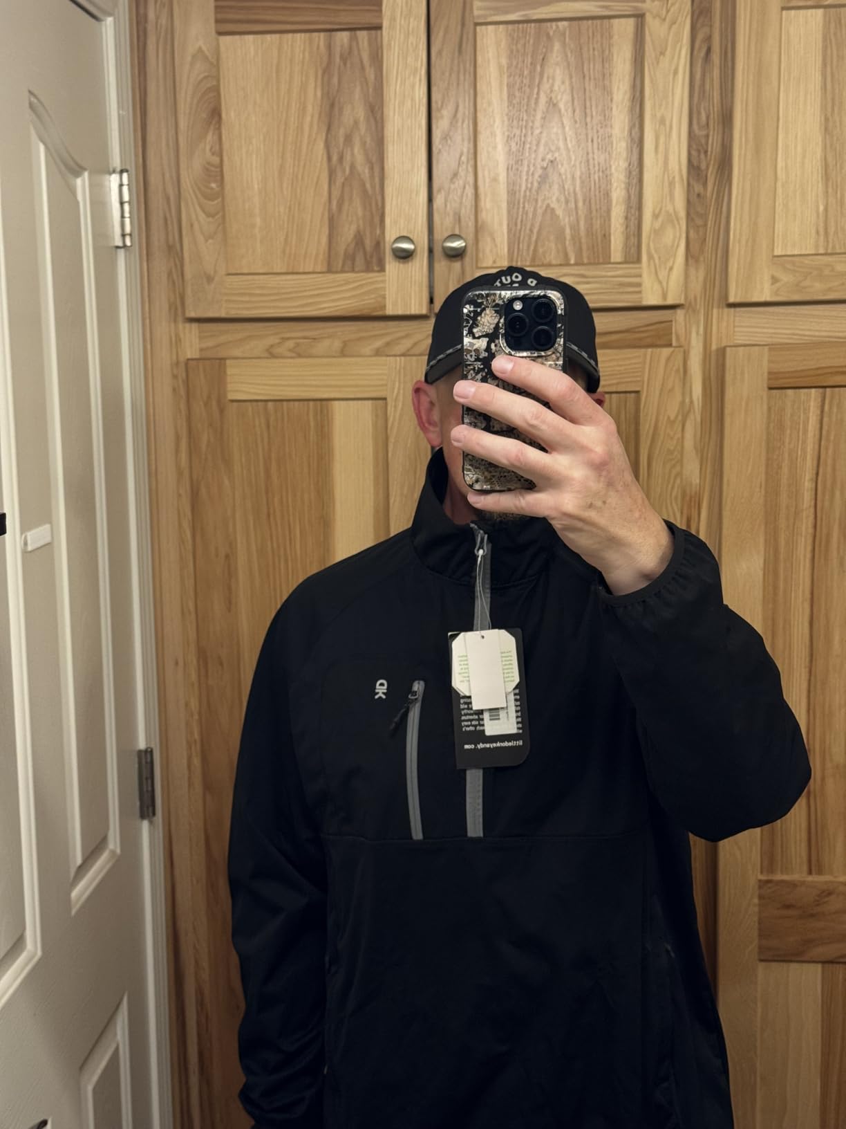 Little Donkey Andy Men's Golf Pullover Windbreaker Quarter Zip Golf Jacket customer photo 1