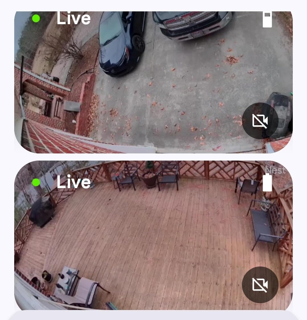Nest Cam Outdoor or Indoor, Battery Wireless Camera - 2nd Gen (Two Cameras - Wire Free) customer photo 1