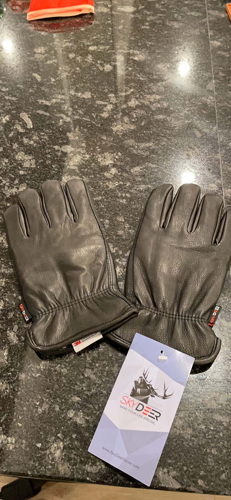 SKYDEER Full Deerskin Leather Winter Drive Work Gloves, Extra Soft 100G 3M Thinsulate, Thermal Insulated Gloves (SD2211T) customer photo 2