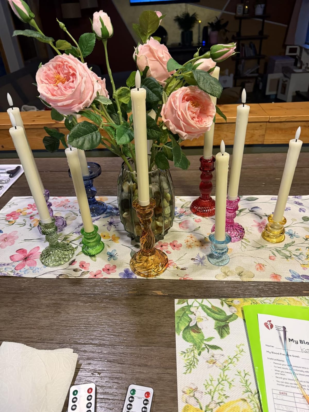 Rechargeable Flameless Taper Candles with Remote, Charging Base, 6 Pcs customer photo 2
