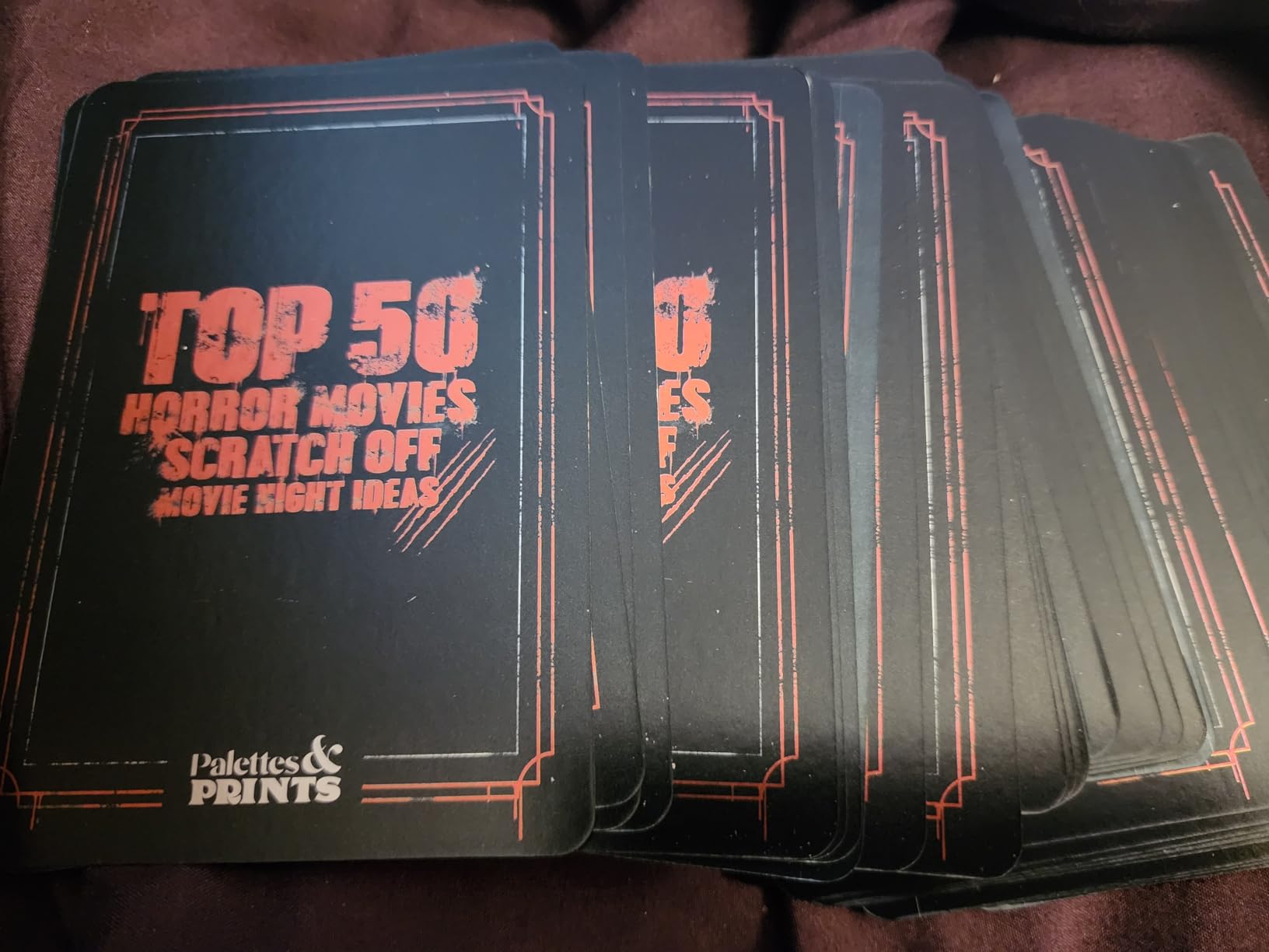 Premium Movie Night Scratch Off Cards- Gifts for Movie Lovers | End Movie Night Indecision with Top Movies - Stunning Illustrations - Gift for Husband Boyfriend - Couples Ideas customer photo 2