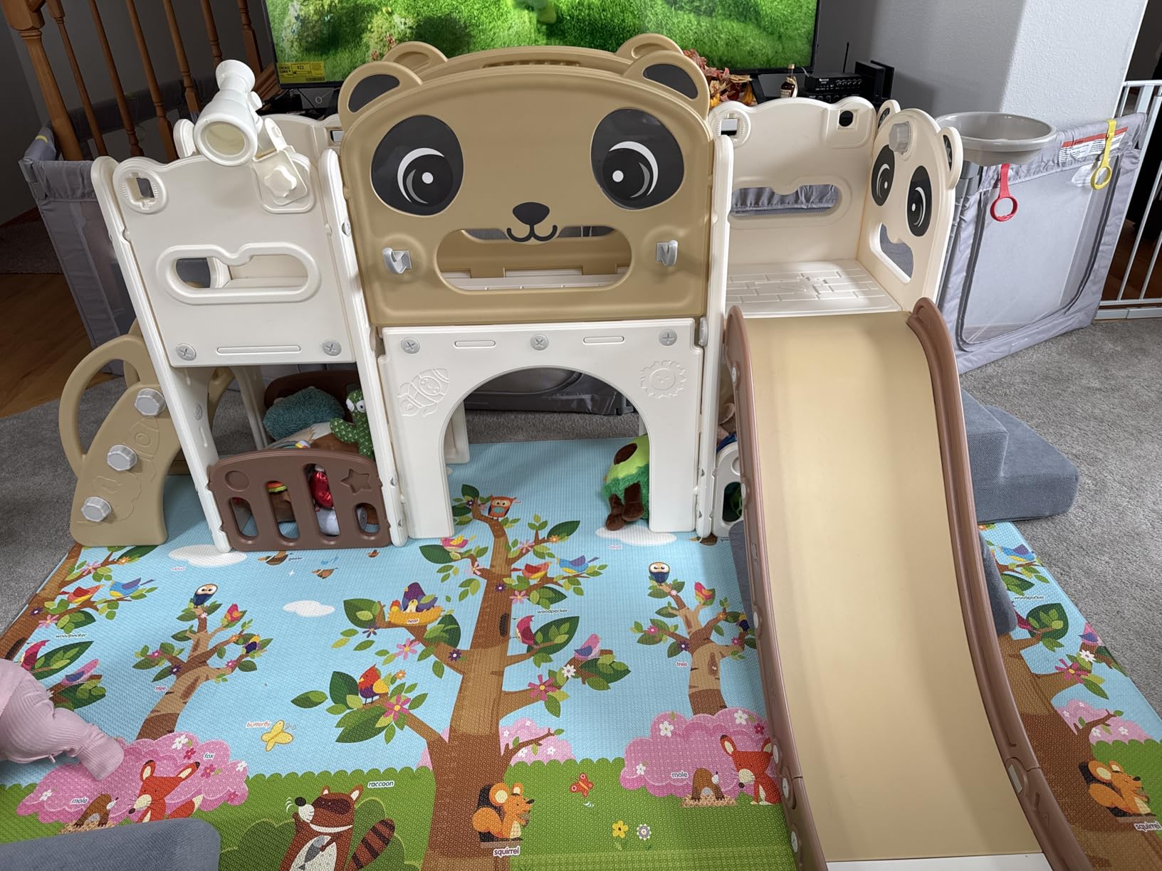 NYEEKOY 9 in 1 Toddler Slide and Playground, Kids Slide for Toddlers 1-3 customer photo 1