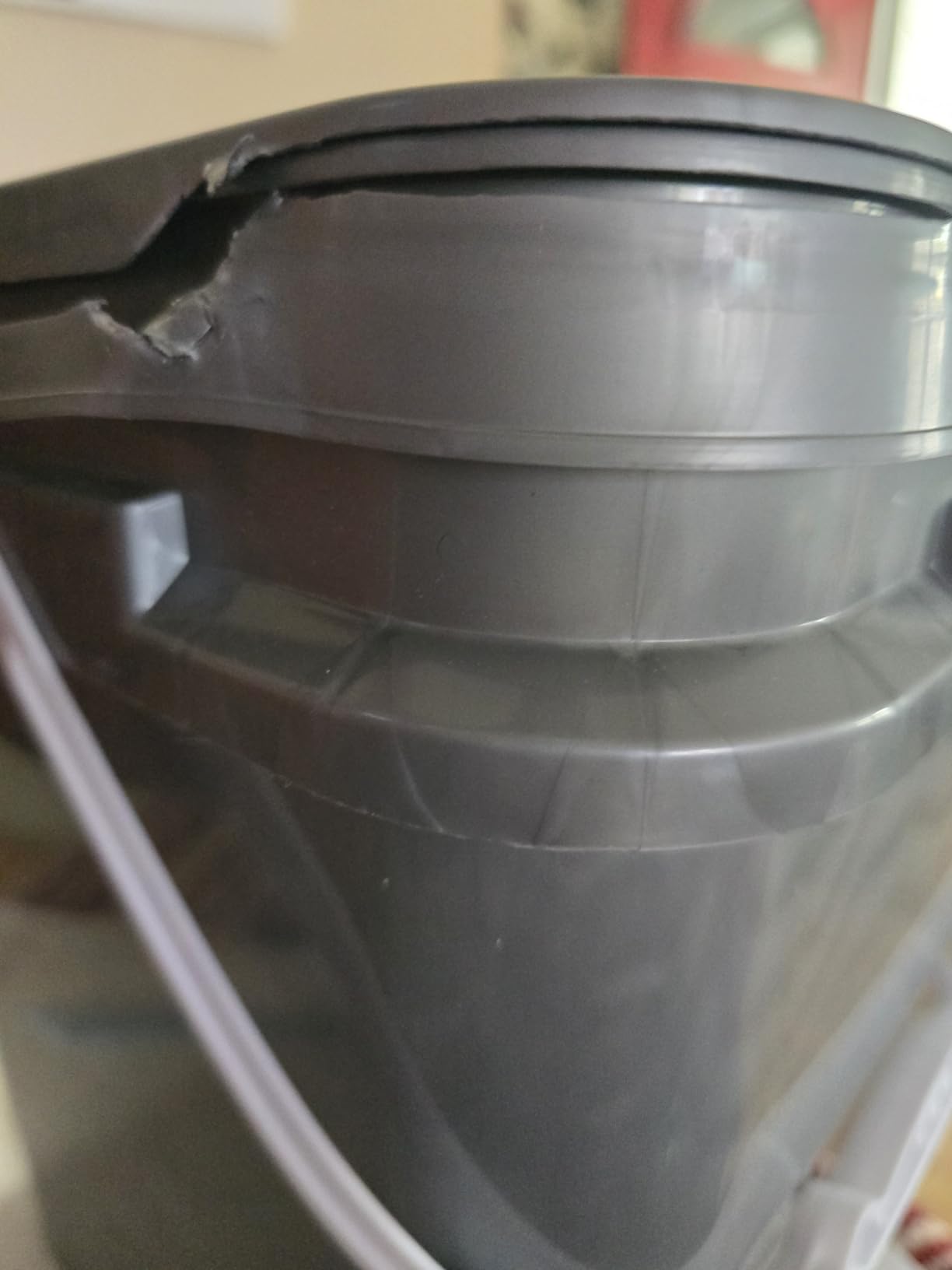 Mumufy 5 Pcs 3.5 Gallon Square Food Grade Bucket with Lid, Gray customer photo 2