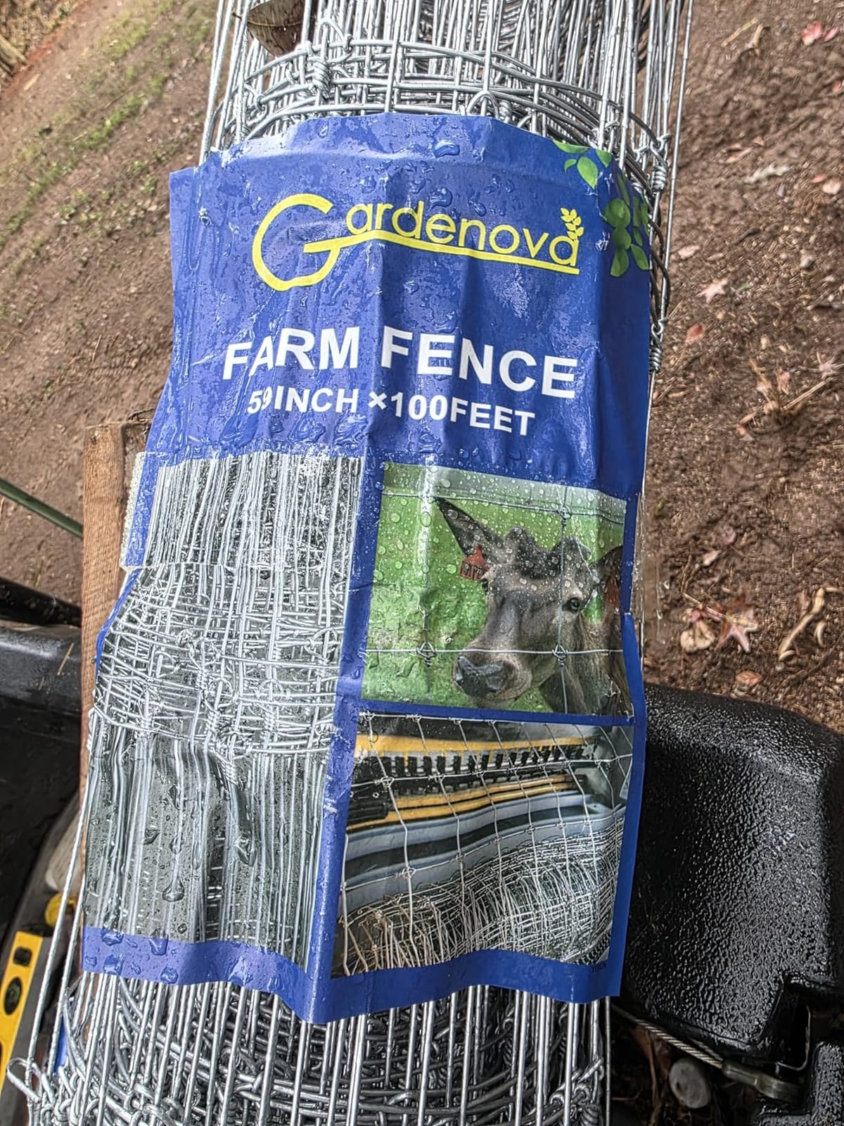 Livestock Fence, 4ft x 164ft Galvanized Cattle Fence, Heavy Zinc Coating Wire Fencing,Farm Fence for Hog Goat Deer Horse customer photo 1