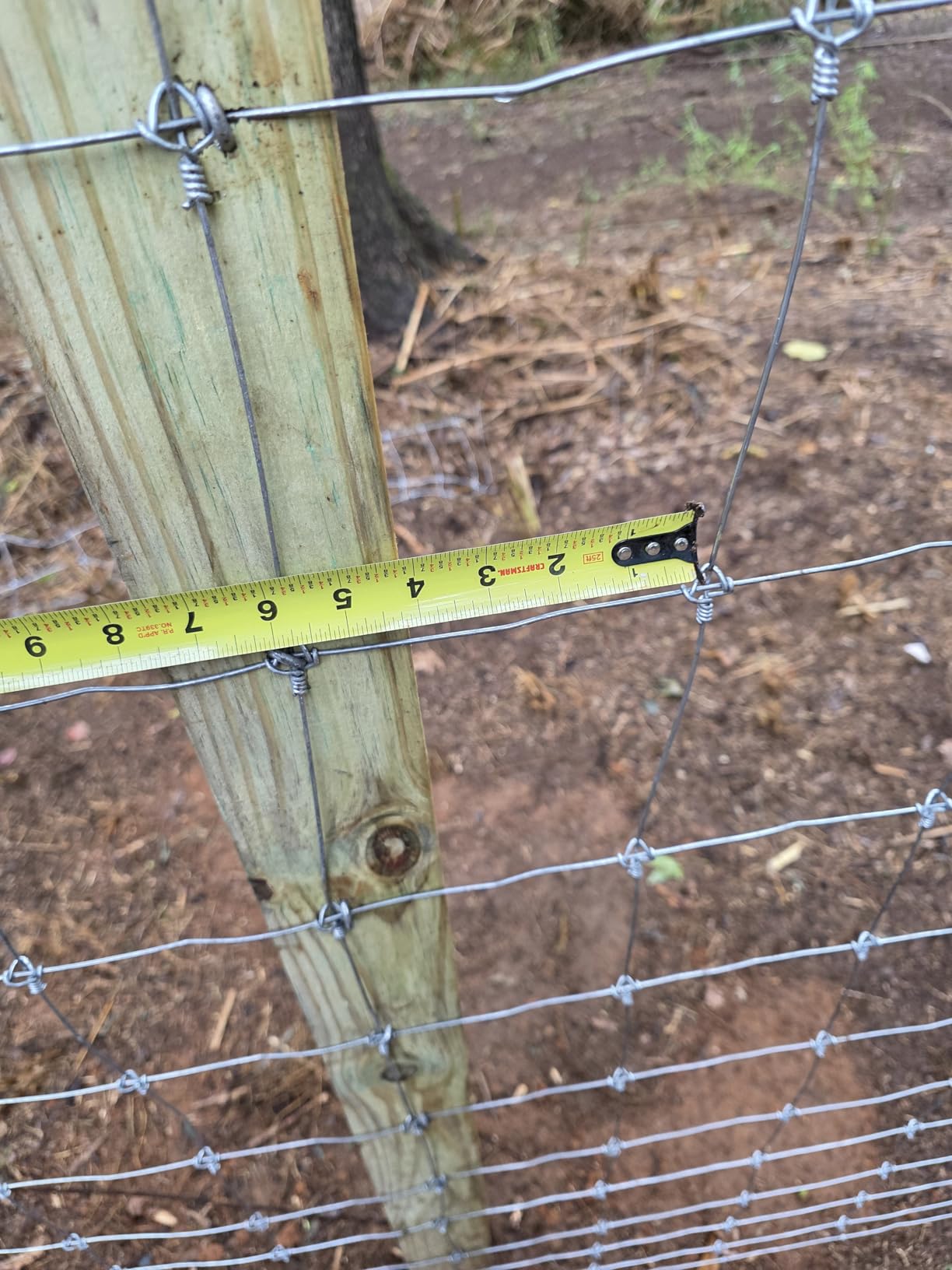 Livestock Fence, 4ft x 164ft Galvanized Cattle Fence, Heavy Zinc Coating Wire Fencing,Farm Fence for Hog Goat Deer Horse customer photo 2
