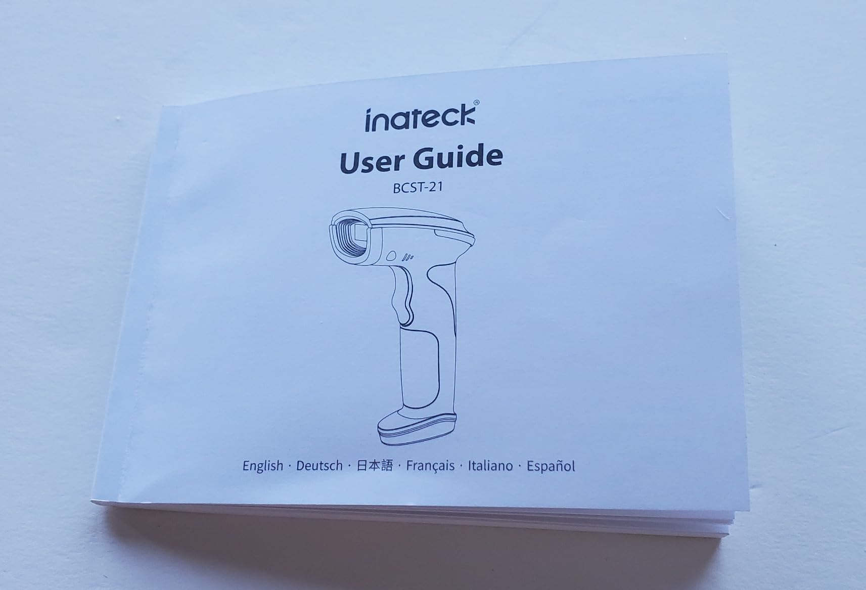 Inateck 1D Barcode Scanner, Wireless Bluetooth Handheld, 2000mAh Battery customer photo 2
