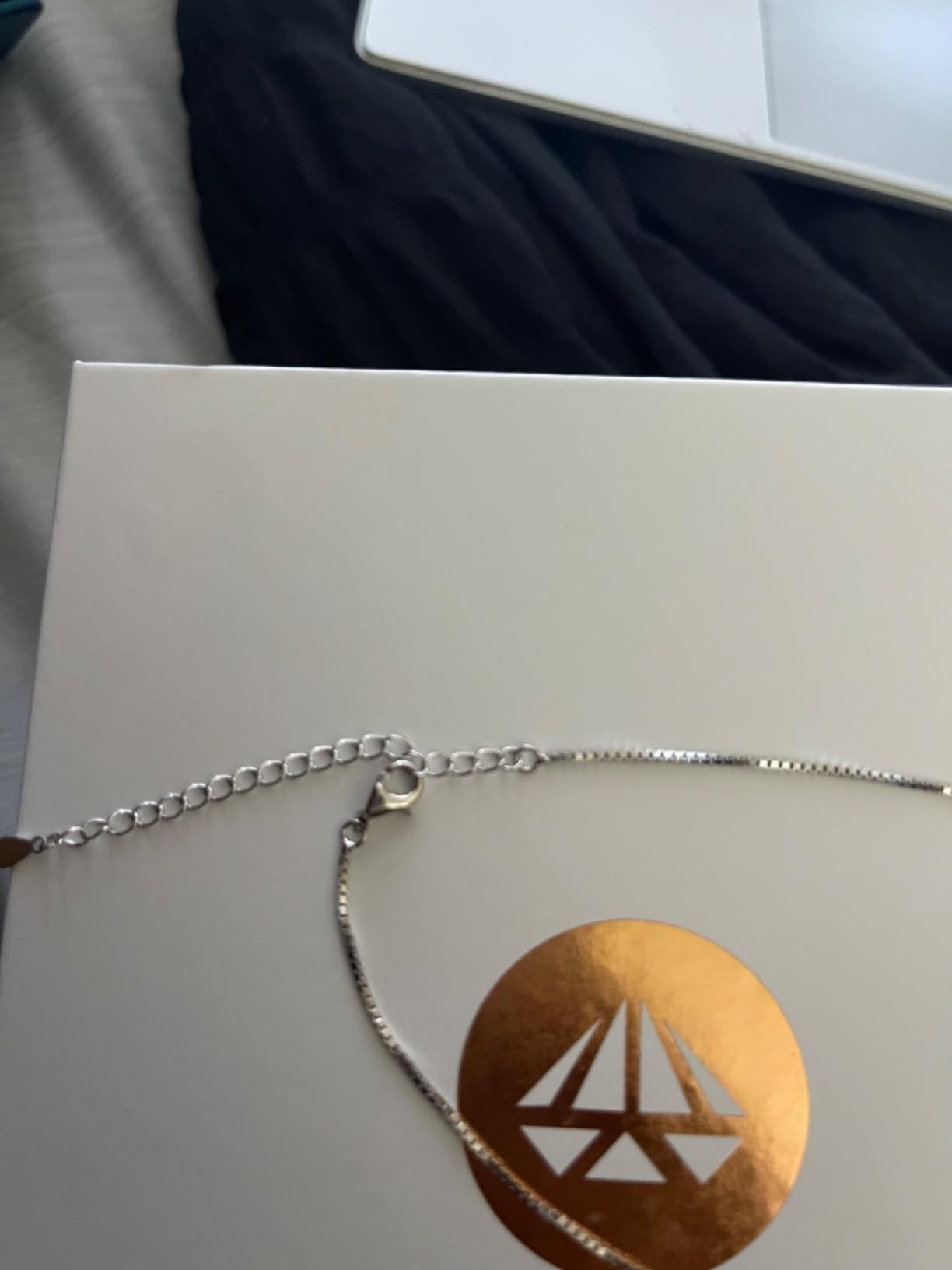 Moissanite Heart Necklace for Women, 925 Sterling Silver Necklace customer photo 2