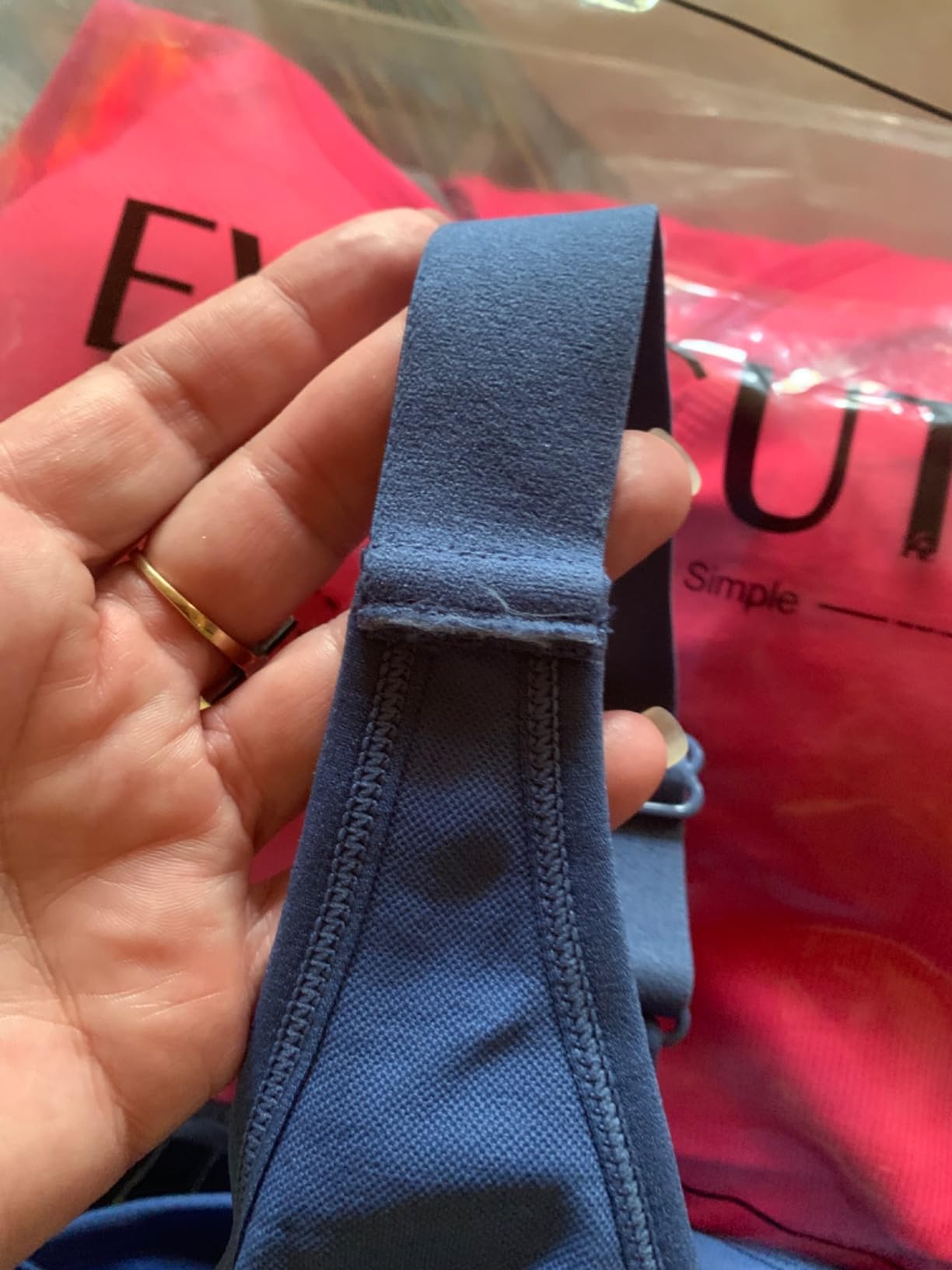 High Impact Sports Bras for Women, Adjustable Straps Supportive Racerback customer photo 1