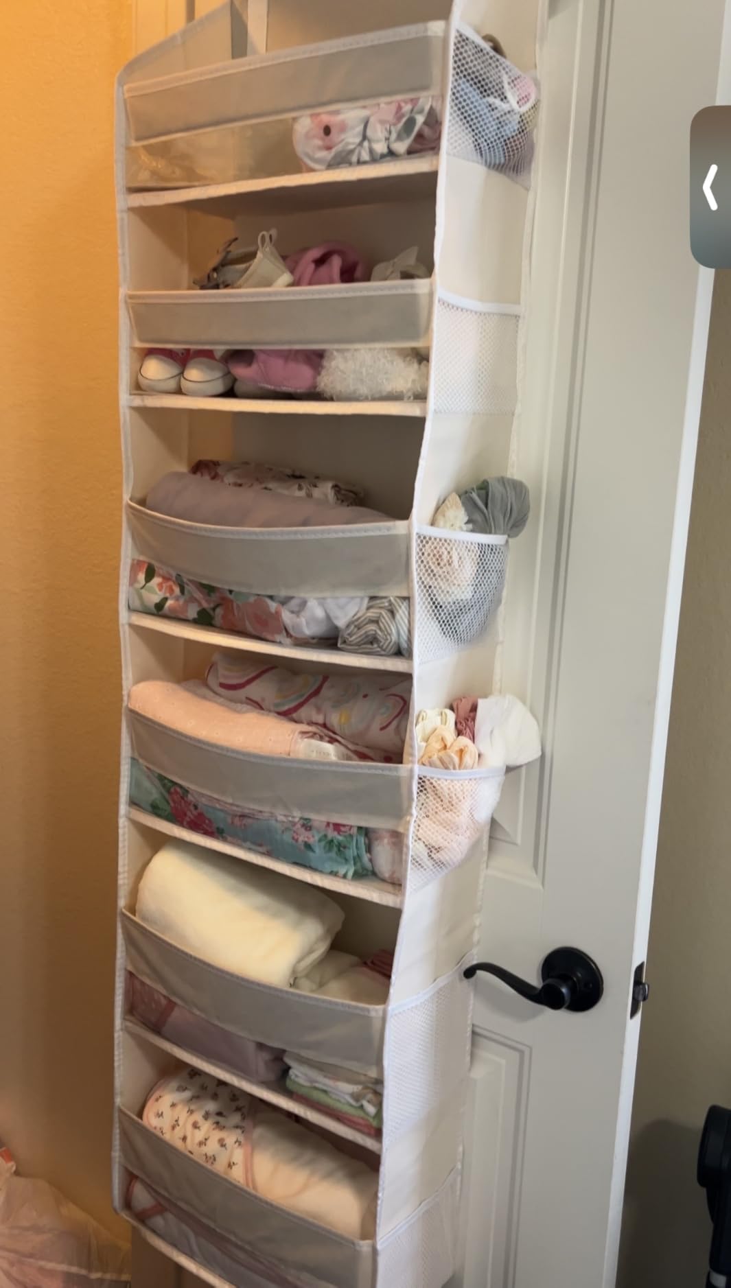 ULG Over The Door Organizer with 6 Large Pockets 12 Side Pockets, 50lbs Weight Capacity customer photo 1